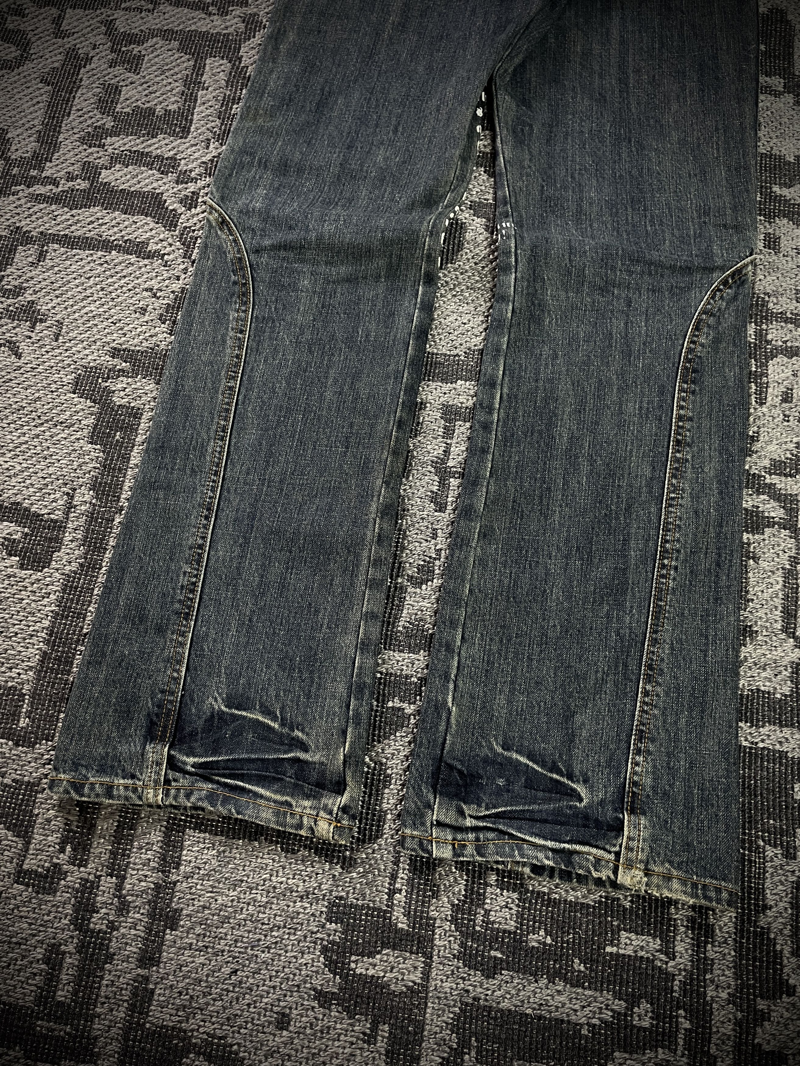 Other Japanese Poem Lace-Up Boot Cut Jeans Size US 32 / EU 48 - 8 Thumbnail
