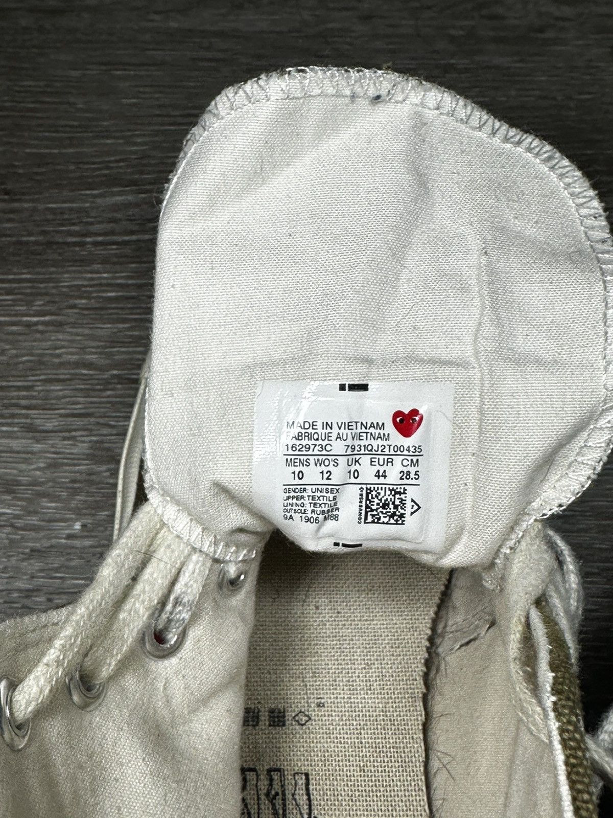Comme des Garcons × Converse COMMES des Garcon PLAY Chuck 70 Size US 11 / EU 44 - 7 Thumbnail