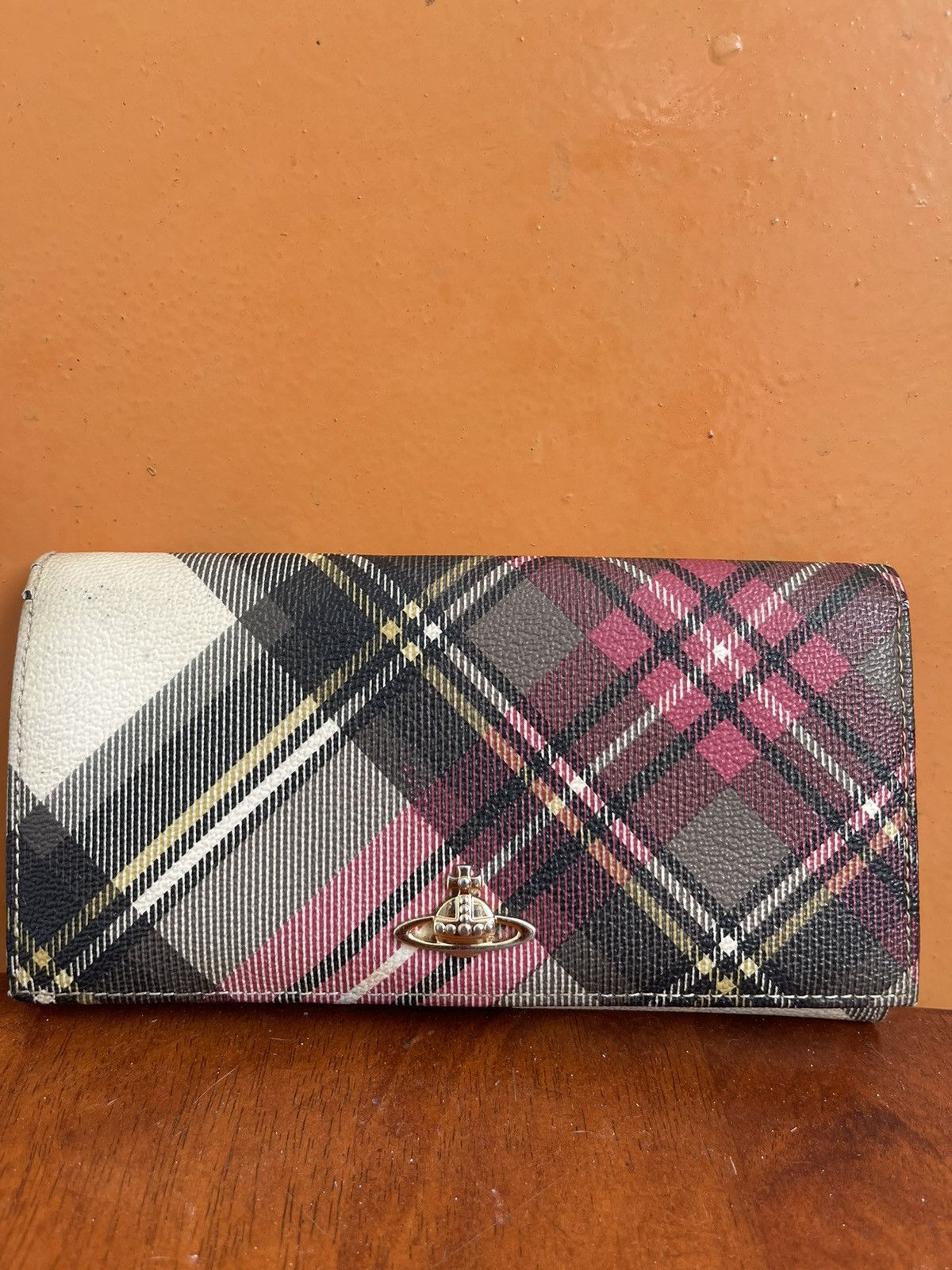 Vivienne Westwood Vivienne Westwood Orb Plaid Long Wallet Size ONE SIZE - 2 Thumbnail