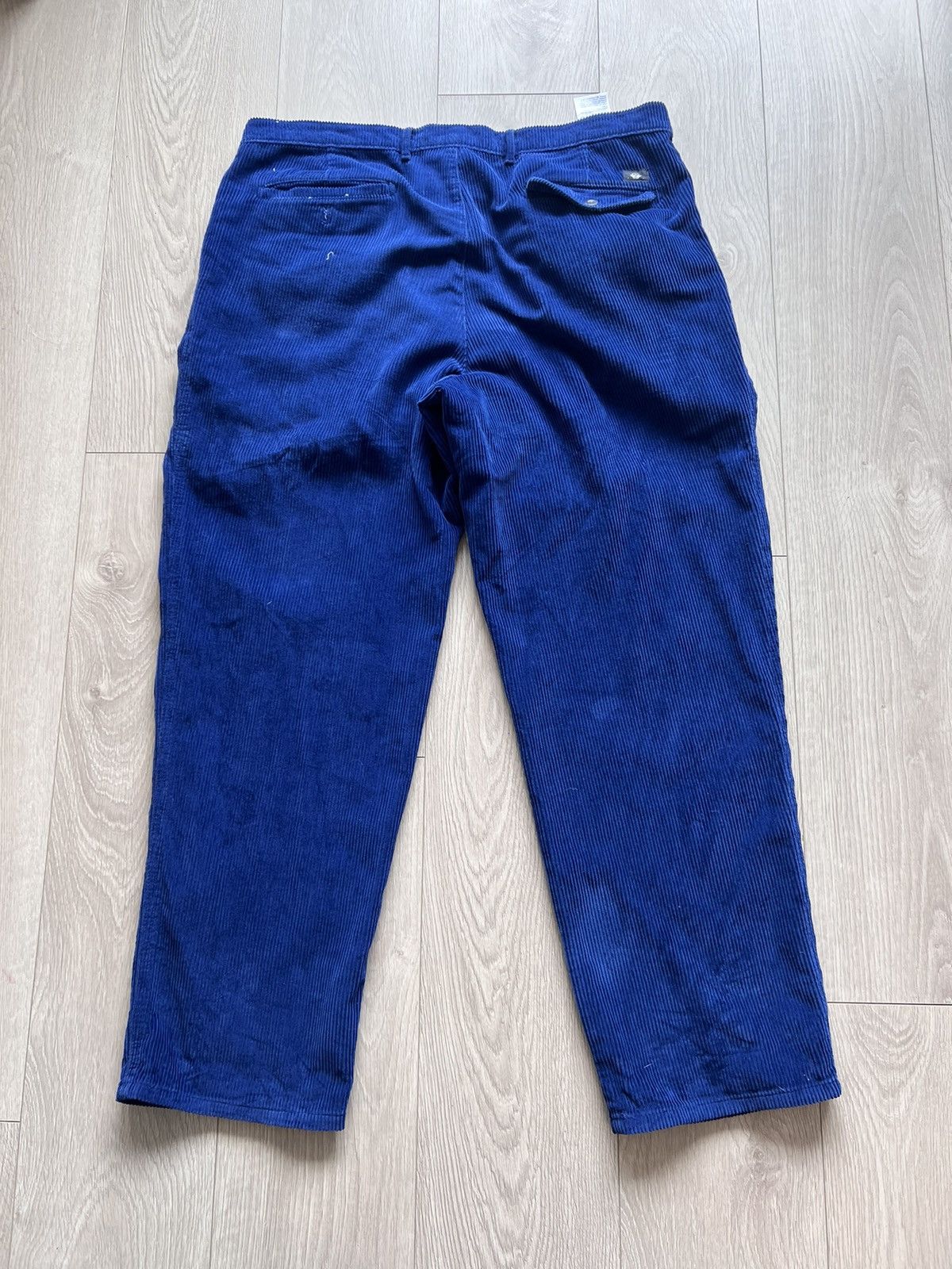 Dockers × Vintage Dockers Corduroy Pants Baggy Relaxed Fit 90s Style Blue Size US 38 / EU 54 - 5 Thumbnail