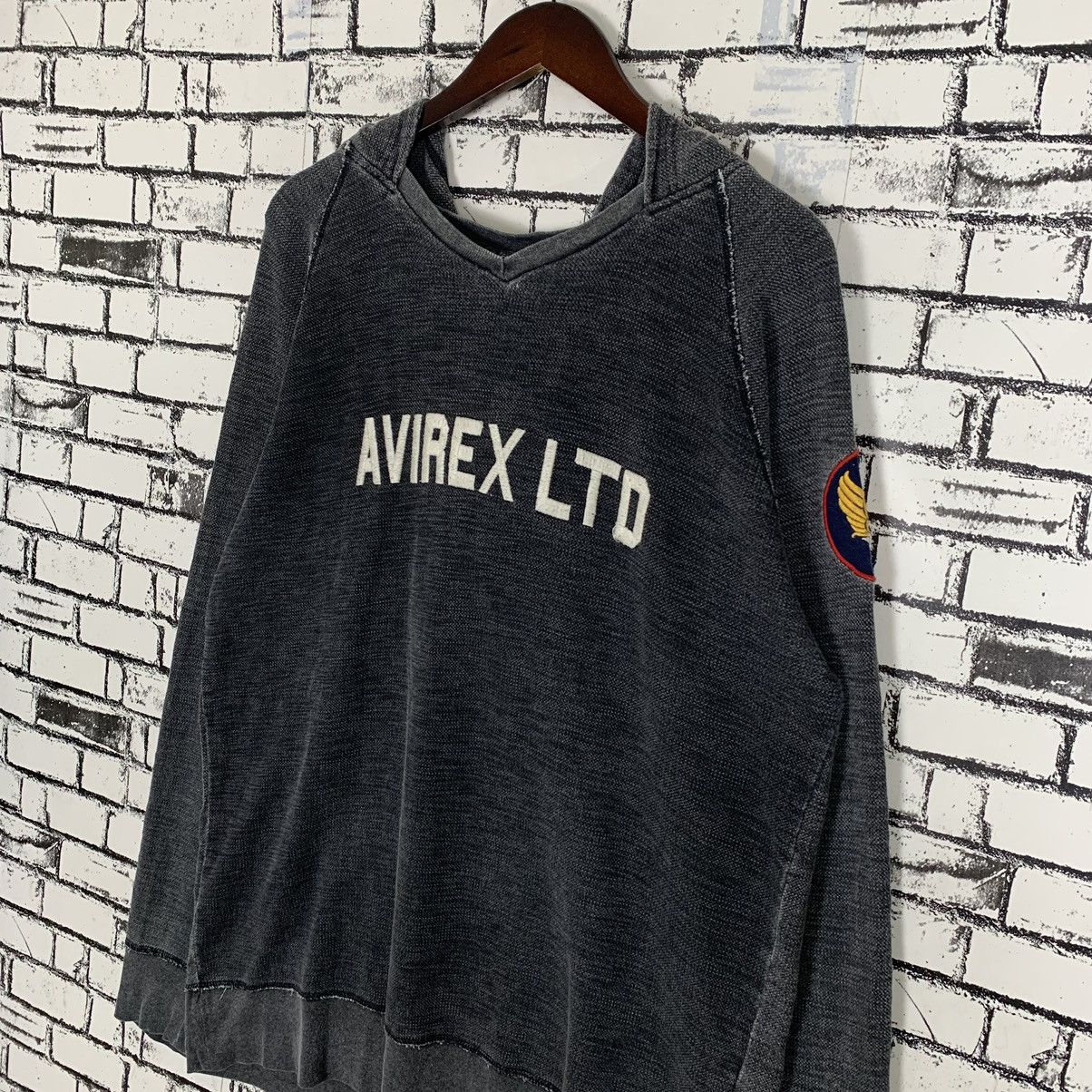 Avirex × Vintage Avirex American Military Avirex Limited Patches Hoodie Size US L / EU 52-54 / 3 - 4 Thumbnail
