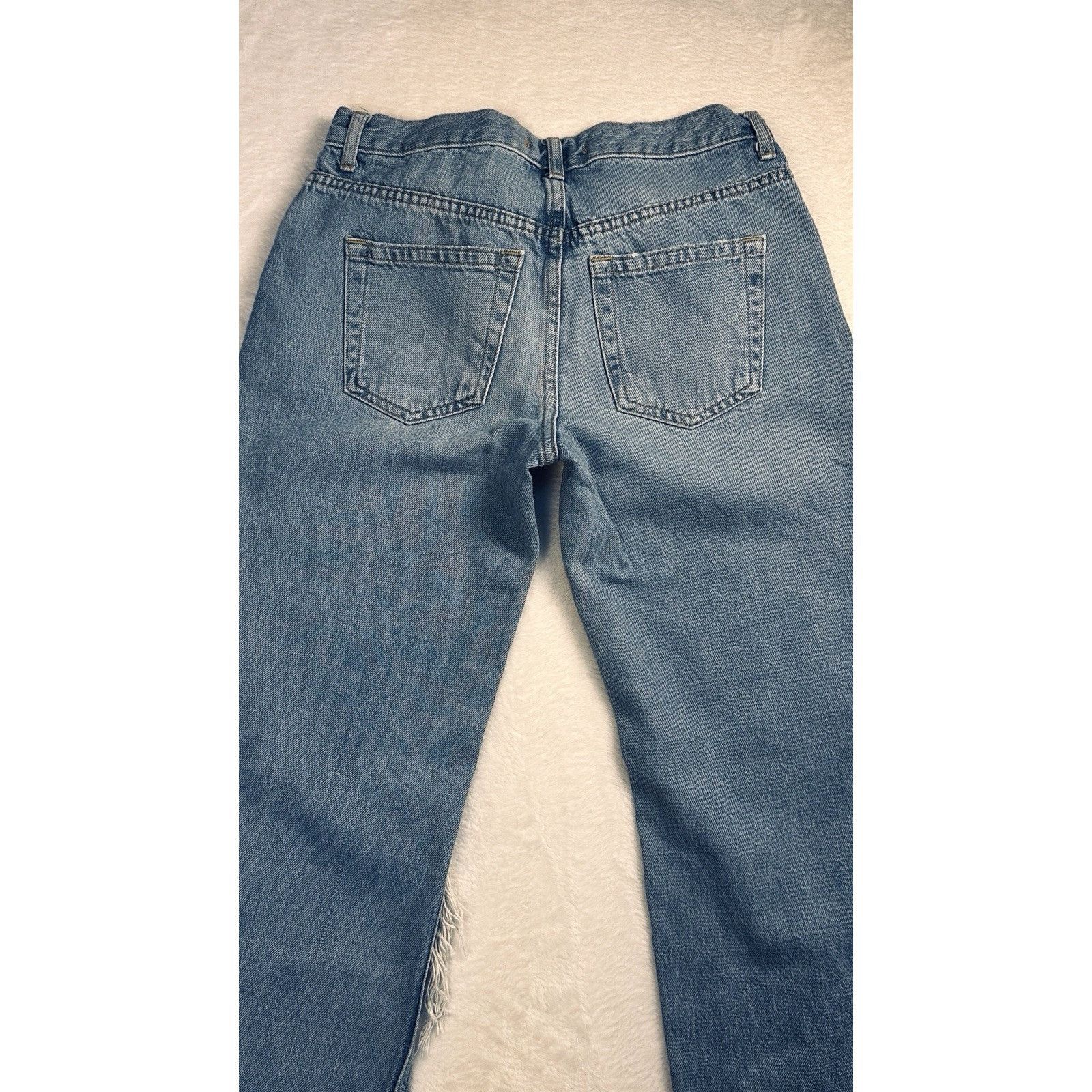 Free People We The Free By. Free People Ripped Jeans Womens 26 Blue Stra Size 26" / US 2 / IT 38 - 5 Thumbnail