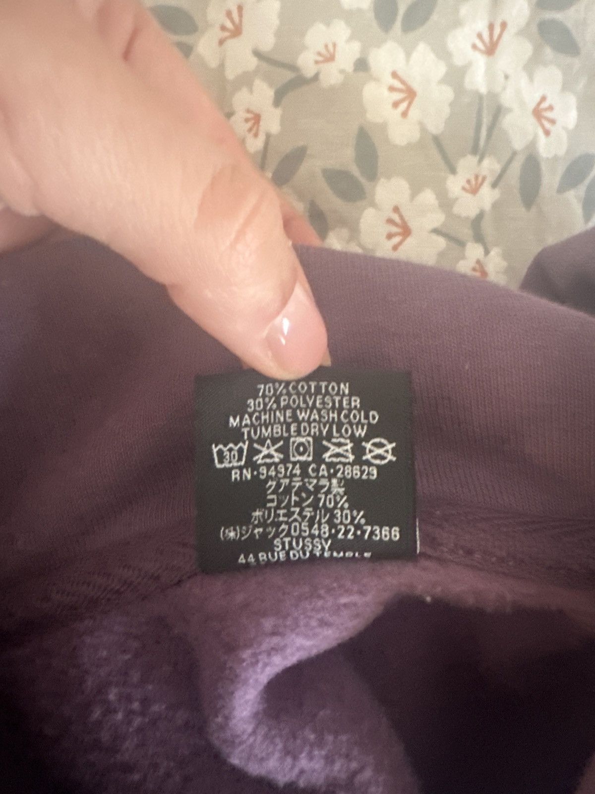 Stussy Stussy dollie grape zip-hoodie Size US M / EU 48-50 / 2 - 5 Thumbnail