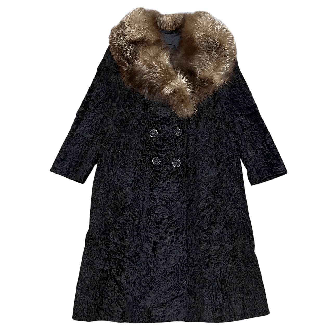 Japanese Brand Rare🔥 Rotiny Fur Long Coat lgb Ifsixwasnine hysterics Size M / US 6-8 / IT 42-44 - 1 Thumbnail