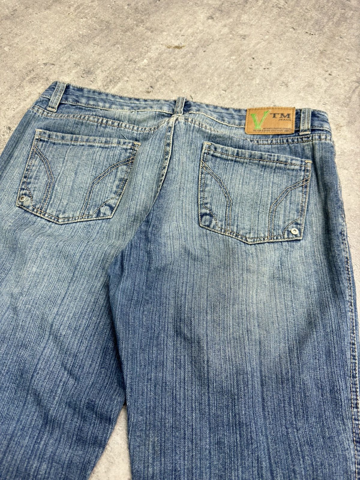 Japanese Brand ᶠᵃⁿᶜʸᵍᵘʸ Y2K Flared Denim Boootcut Flared Jeans Cargo Pant Size US 32 / EU 48 - 6 Thumbnail