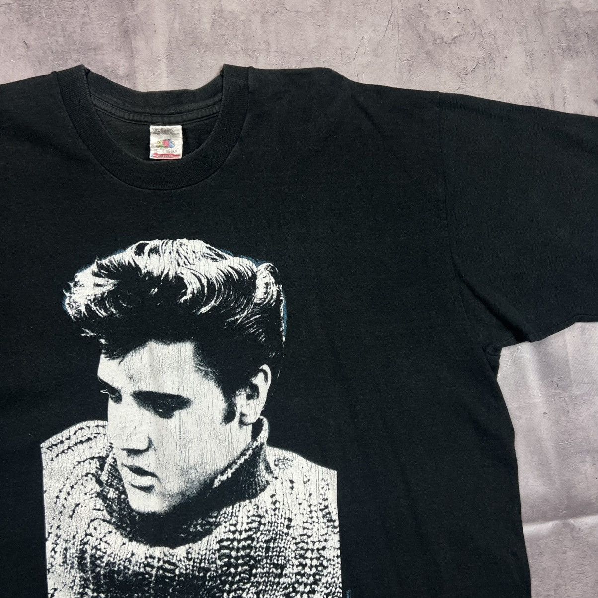 Vintage Rare! Elvis Presley 1994 Vintage Big Logo Tee 90s Size US XXL / EU 58 / 5 - 4 Thumbnail
