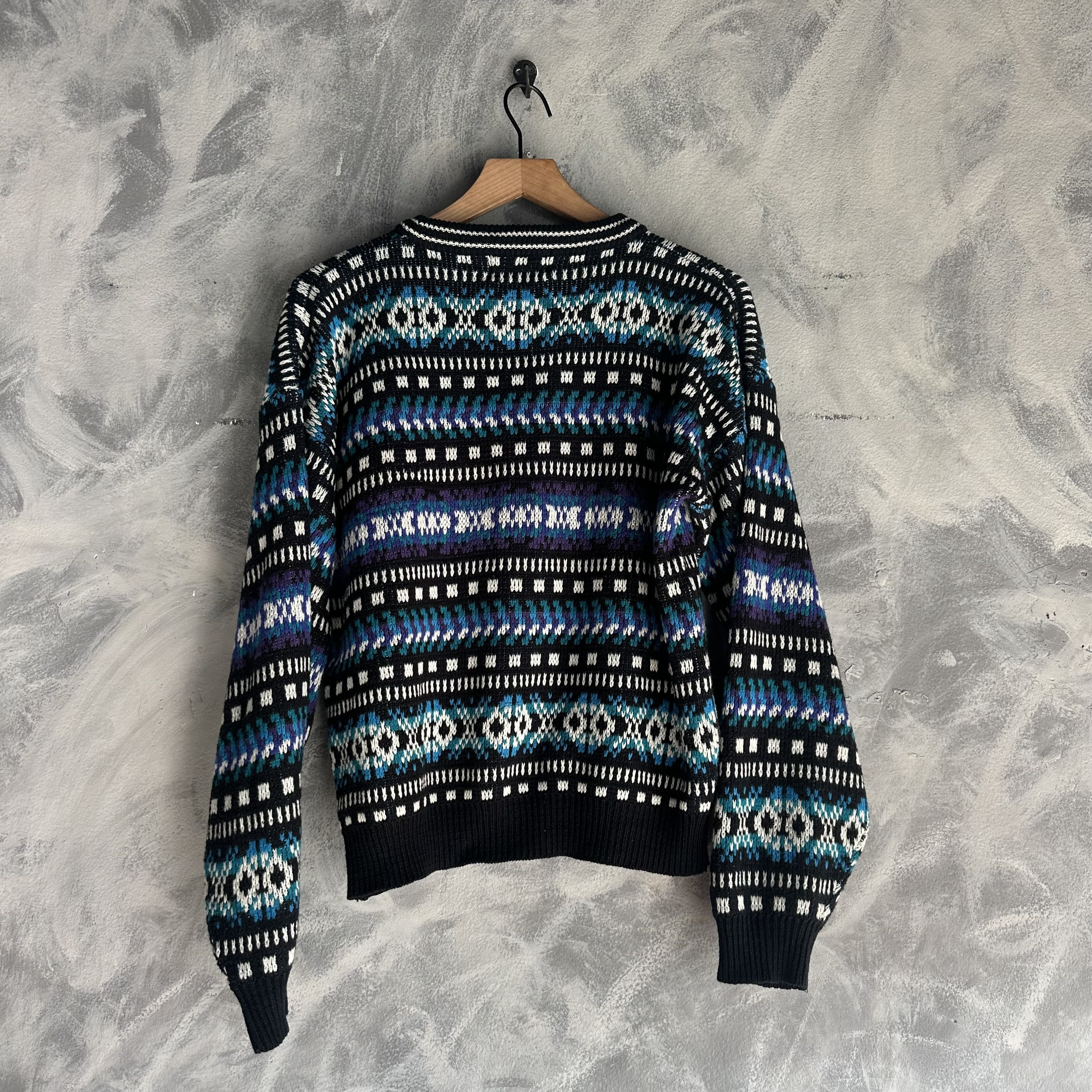 Other Vintage Trend Basics Knit Sweater Men's M Patterned Size US M / EU 48-50 / 2 - 4 Thumbnail