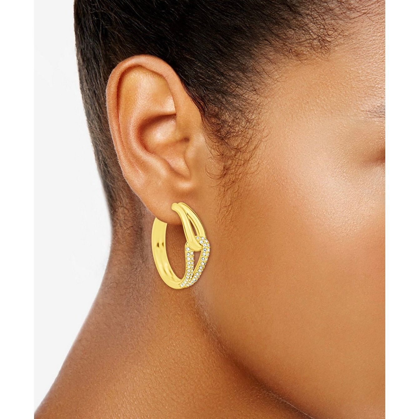 Other And Now This Cubic Zirconia Gold-Tone Stud Earrings | NWT Size ONE SIZE - 3 Thumbnail