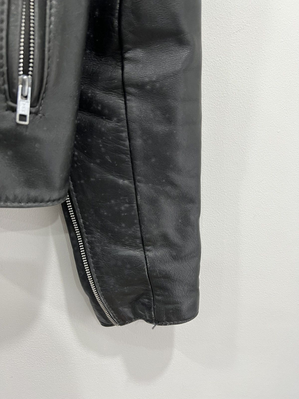 Vintage Vintage Womens Gypsy Leather Jacket Coat Zip mototcycle bike Size XL / US 12-14 / IT 48-50 - 4 Thumbnail