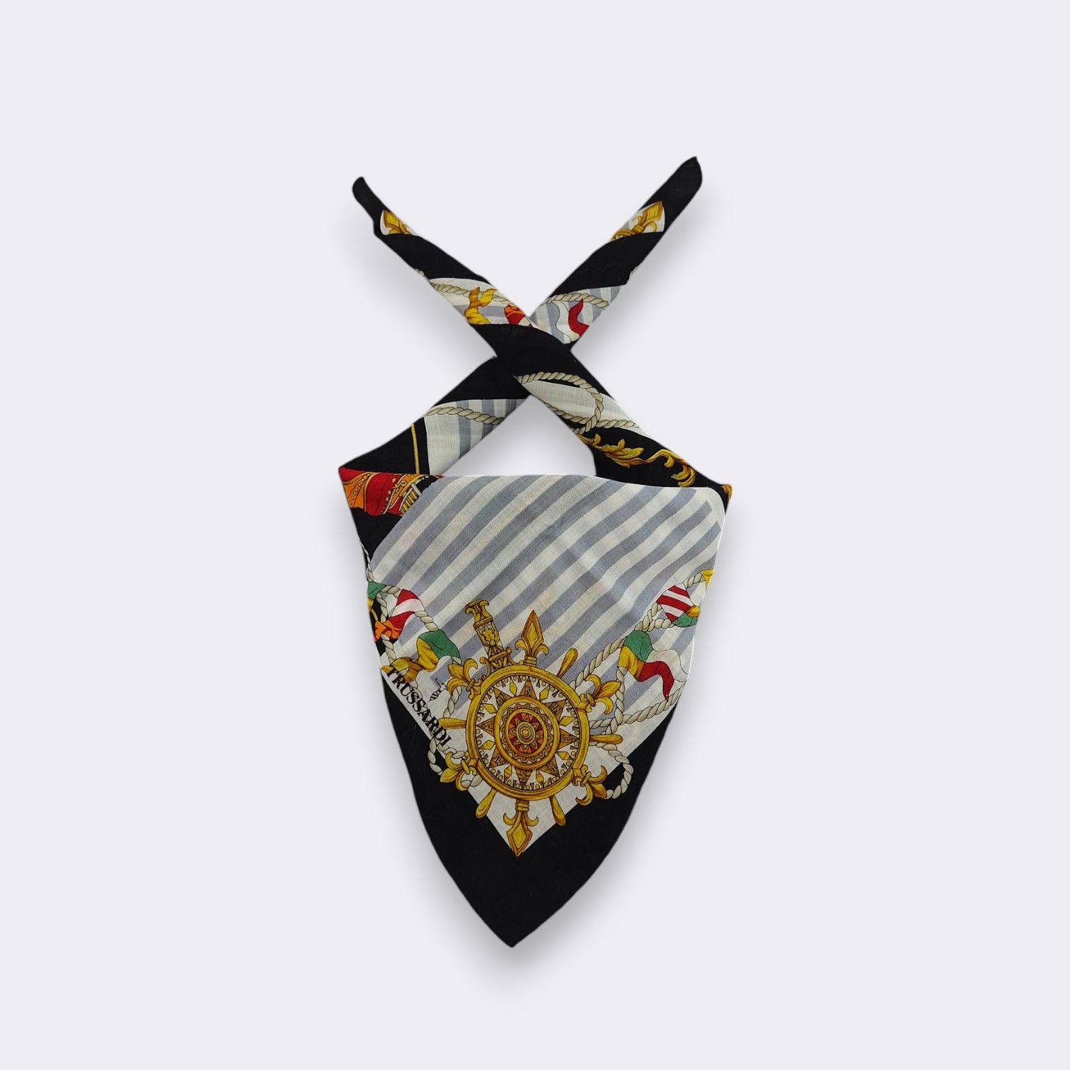 Trussardi Vintage Trussardi Handkerchief Neckerchief Bandana H174G Size ONE SIZE - 1 Thumbnail