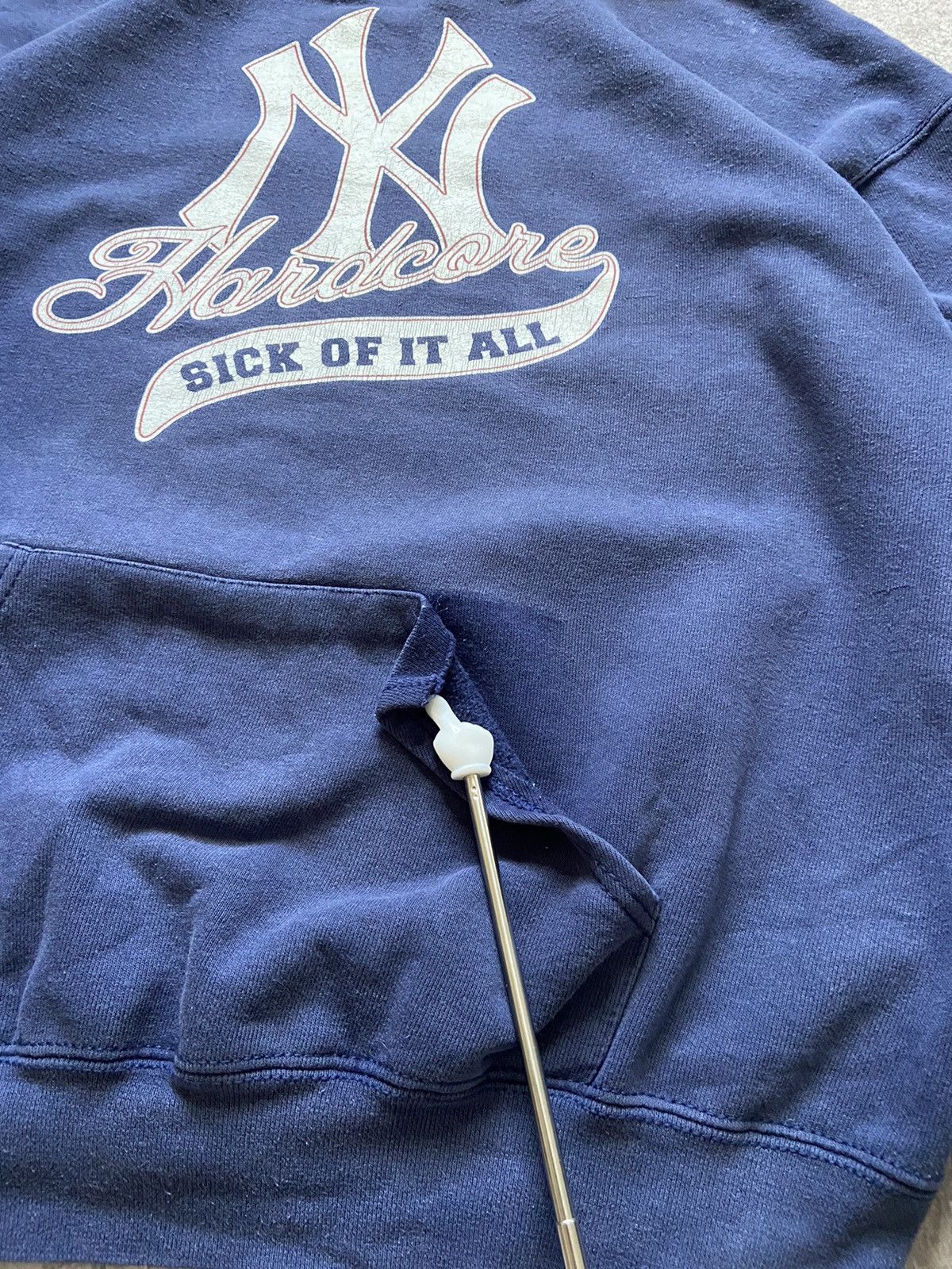Band Tees RARE Vintage Sick of it all hoodie distressed 86 Size US XL / EU 56 / 4 - 5 Thumbnail