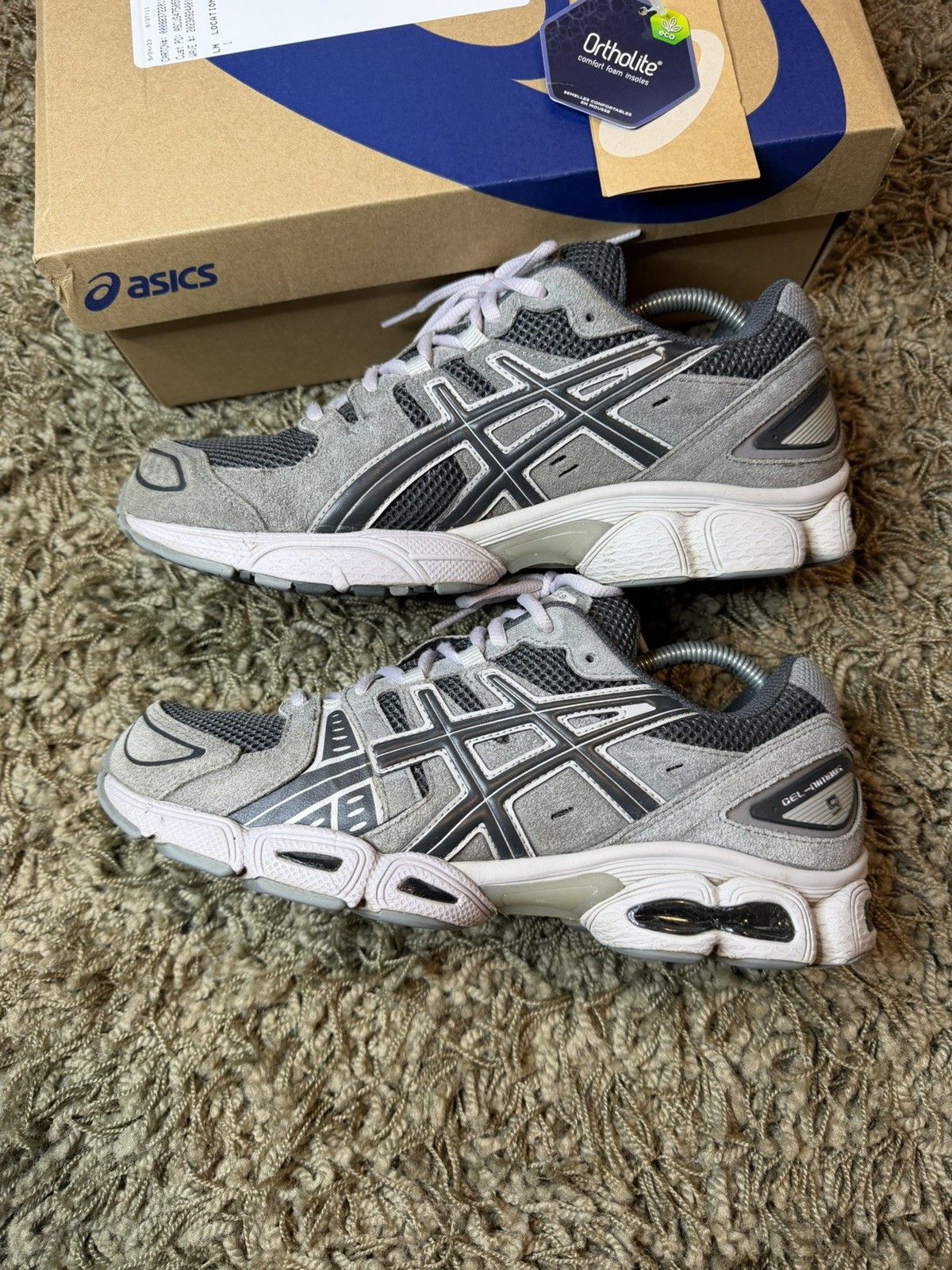Asics ASICS Gel Nimbus 9 Size 9 Obsidian Grey / Clay Grey Size US 9 / EU 42 - 1 Thumbnail