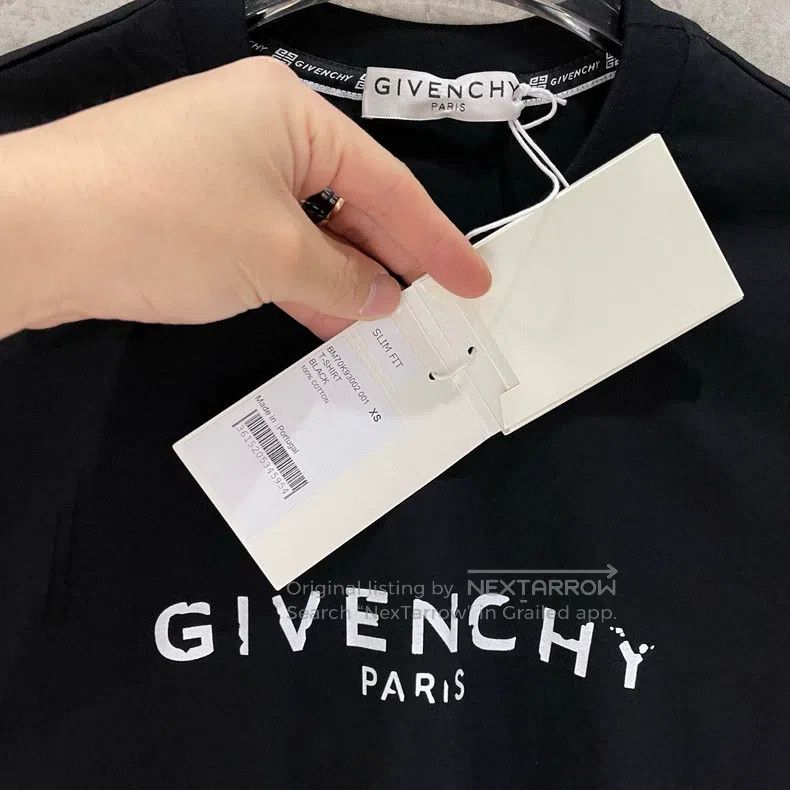 Givenchy Givenchy Black Destroyed Letter Short Sleeve Size US XS / EU 42 / 0 - 3 Thumbnail