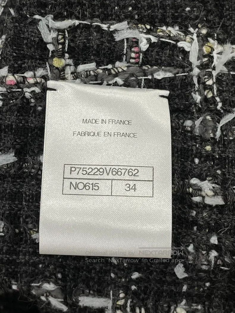 Chanel Chanel 23A Grey Tweed Knitted Coat Size XXS / US 00 / IT 34 - 5 Thumbnail