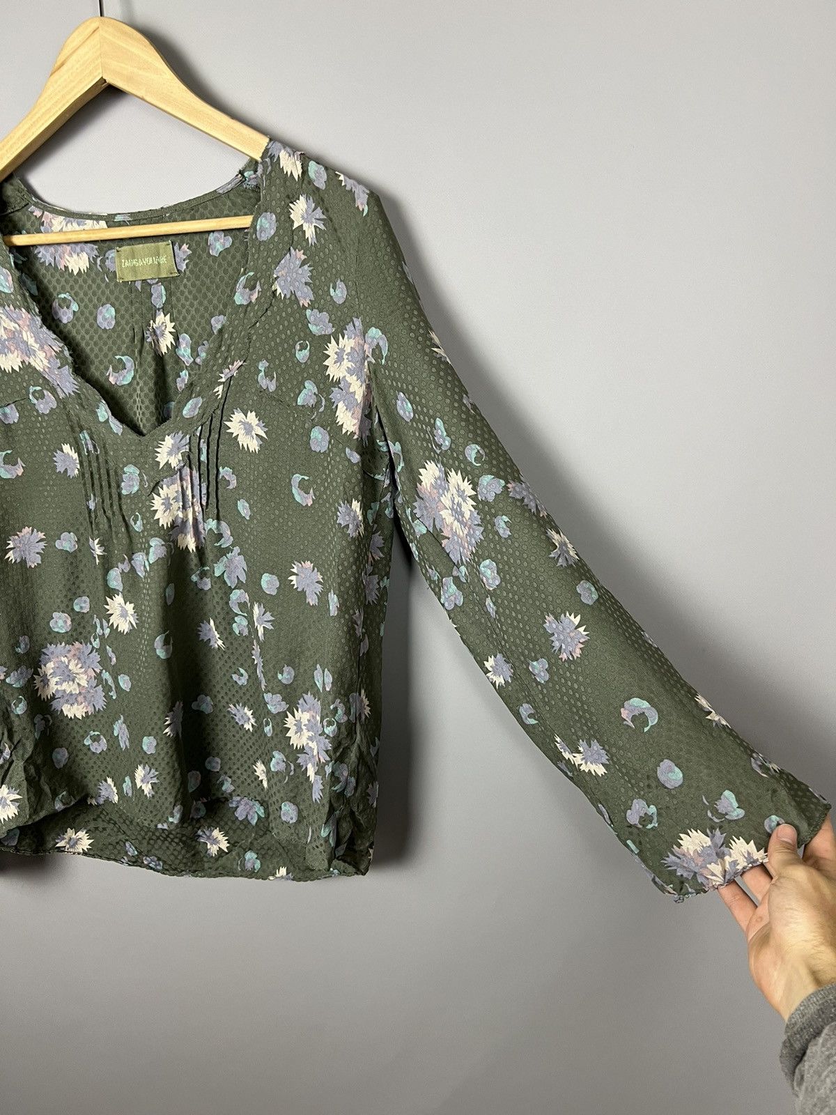 Zadig & Voltaire (M) Zadig & Voltaire Tina print silk women blouse rare Size M / US 6-8 / IT 42-44 - 4 Thumbnail