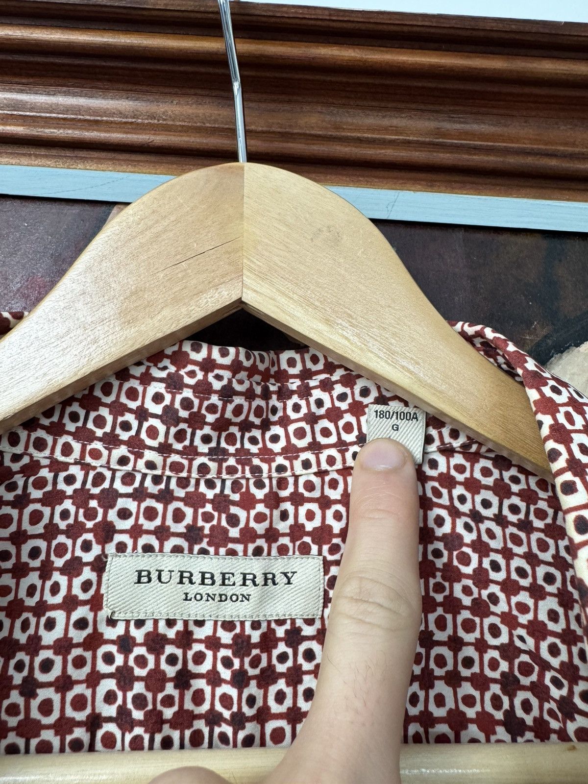 Burberry Burberry London Casual Button Up Shirt High Quality Print Size US L / EU 52-54 / 3 - 6 Thumbnail