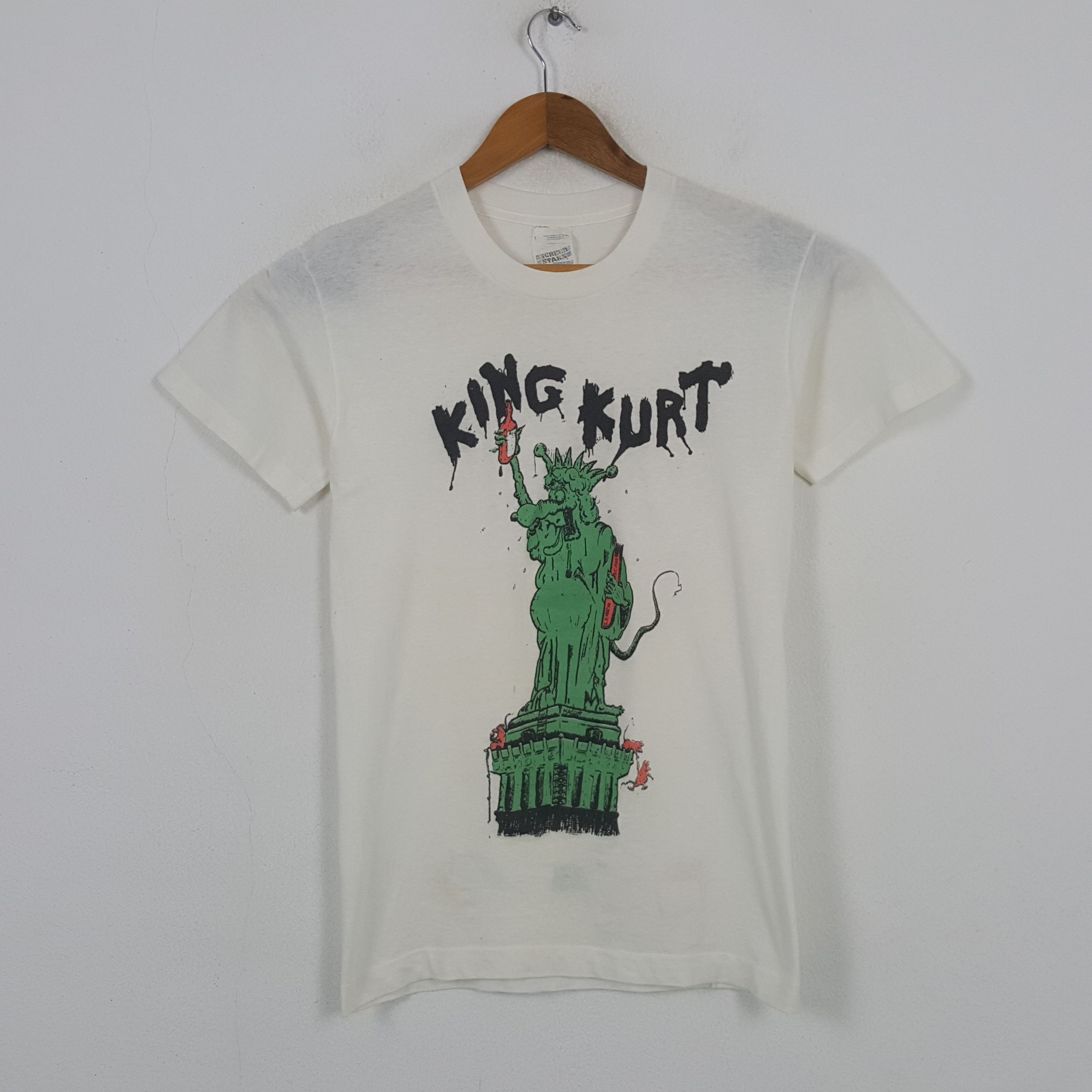 Band Tees Vintage 80's King Kurt UK Rock -n-Roll Band T-shirt 32 Size US S / EU 44-46 / 1 - 1 Thumbnail