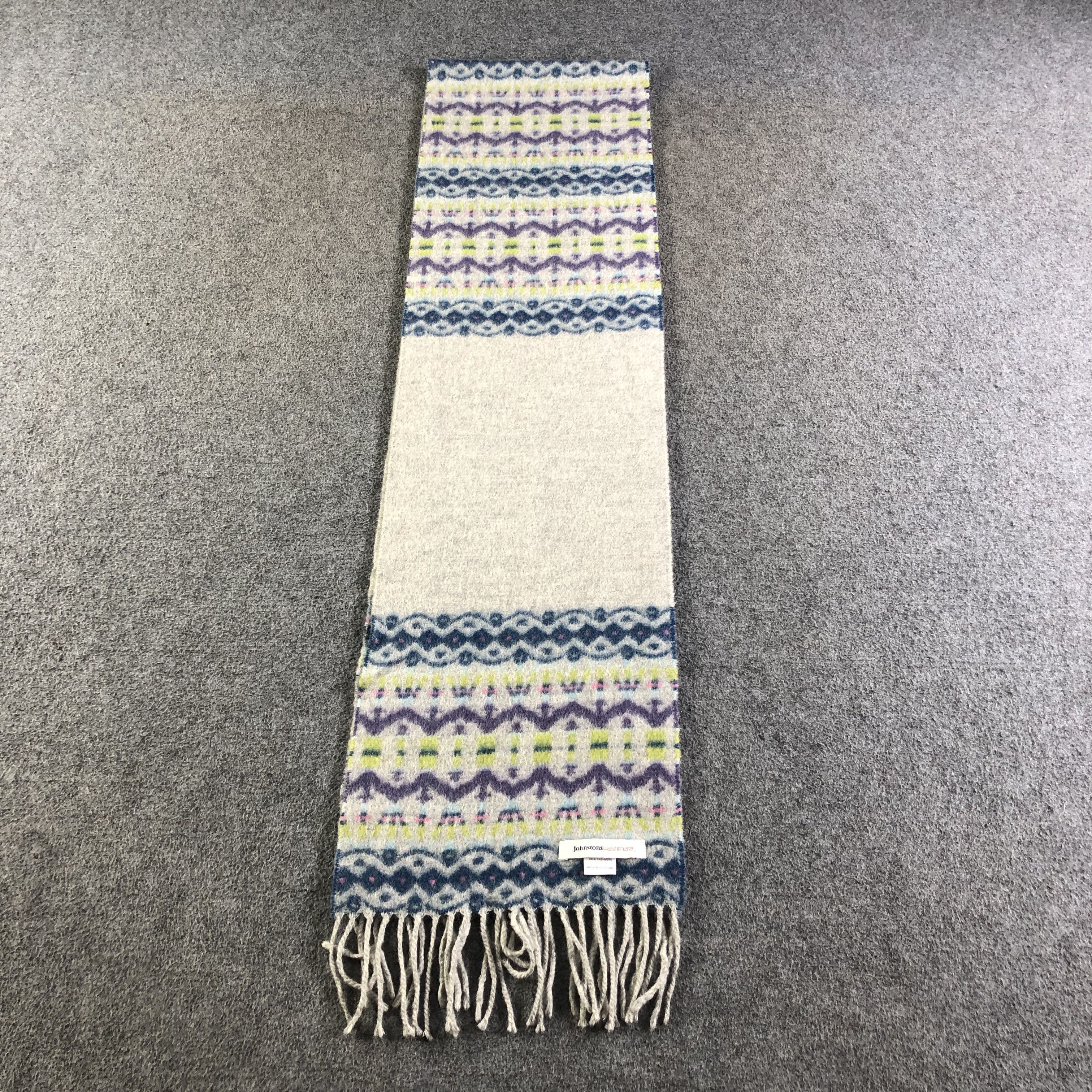 Johnstons Of Elgin Johnstons Of Elgin Cashmere Scarf Muffler Neckwear V2190 Size ONE SIZE - 2 Thumbnail