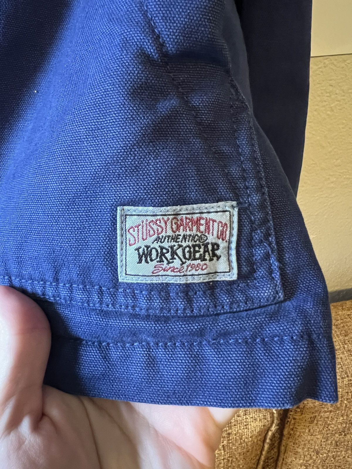 Stussy BNWT Stussy Washed Canvas Shop Jacket Size Small Size US S / EU 44-46 / 1 - 3 Thumbnail