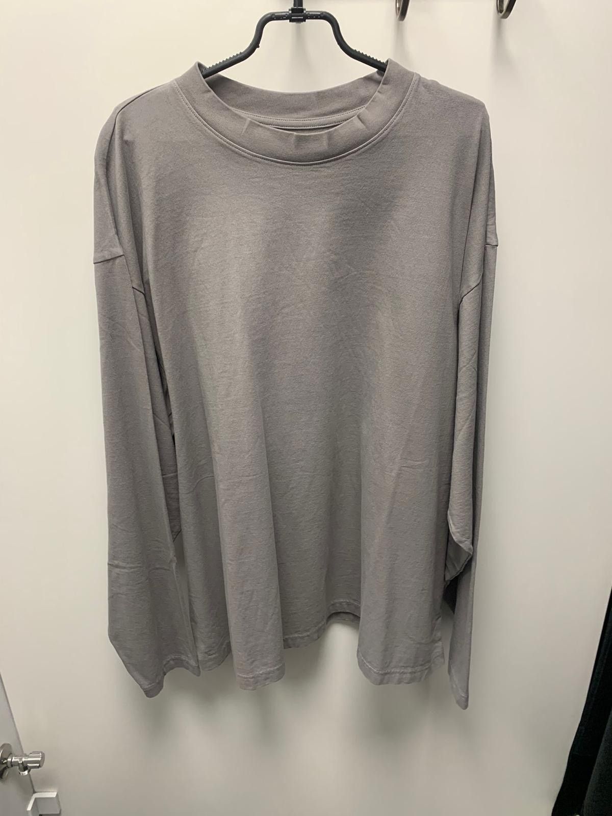 Image of Yeezy Gap Long Sleeve in Grey, Men's (Size 2XL)