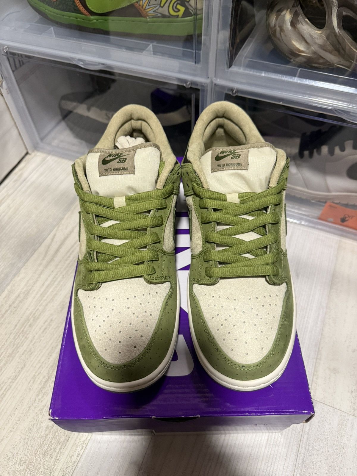 Nike SB Nike SB Dunk Low Yuto Hurigome Matcha Size US 10.5 / EU 43-44 - 4 Thumbnail