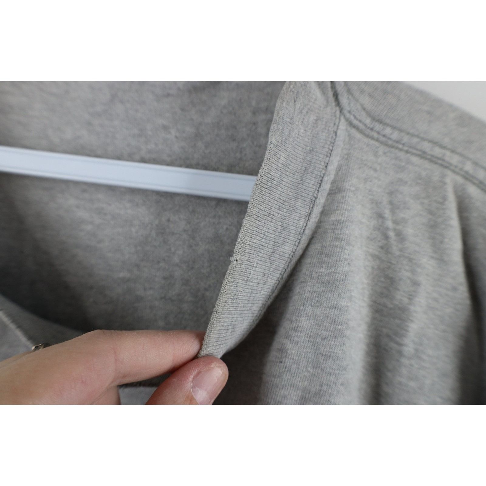 Jockey × Vintage Vintage 90s Streetwear Distressed Blank Pocket T-Shirt Size US L / EU 52-54 / 3 - 8 Thumbnail