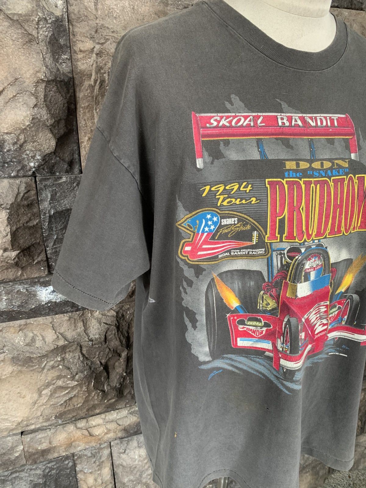 Formula 1 × Vintage Vintage 90s Skoal Bandit Mac Racing Tour T shirt Size US XL / EU 56 / 4 - 7 Thumbnail