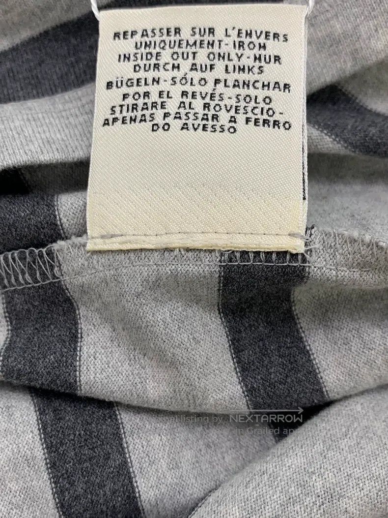 Hermes Hermes Gray striped T-shirt Size XS / US 0-2 / IT 36-38 - 6 Thumbnail