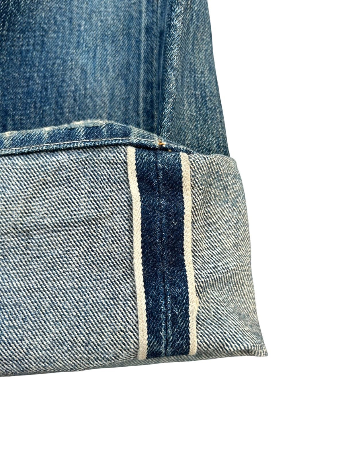 Kapital Vintage Levis 501XX big E Selvedge Distressed Repair Denim Size US 29 - 2 Thumbnail