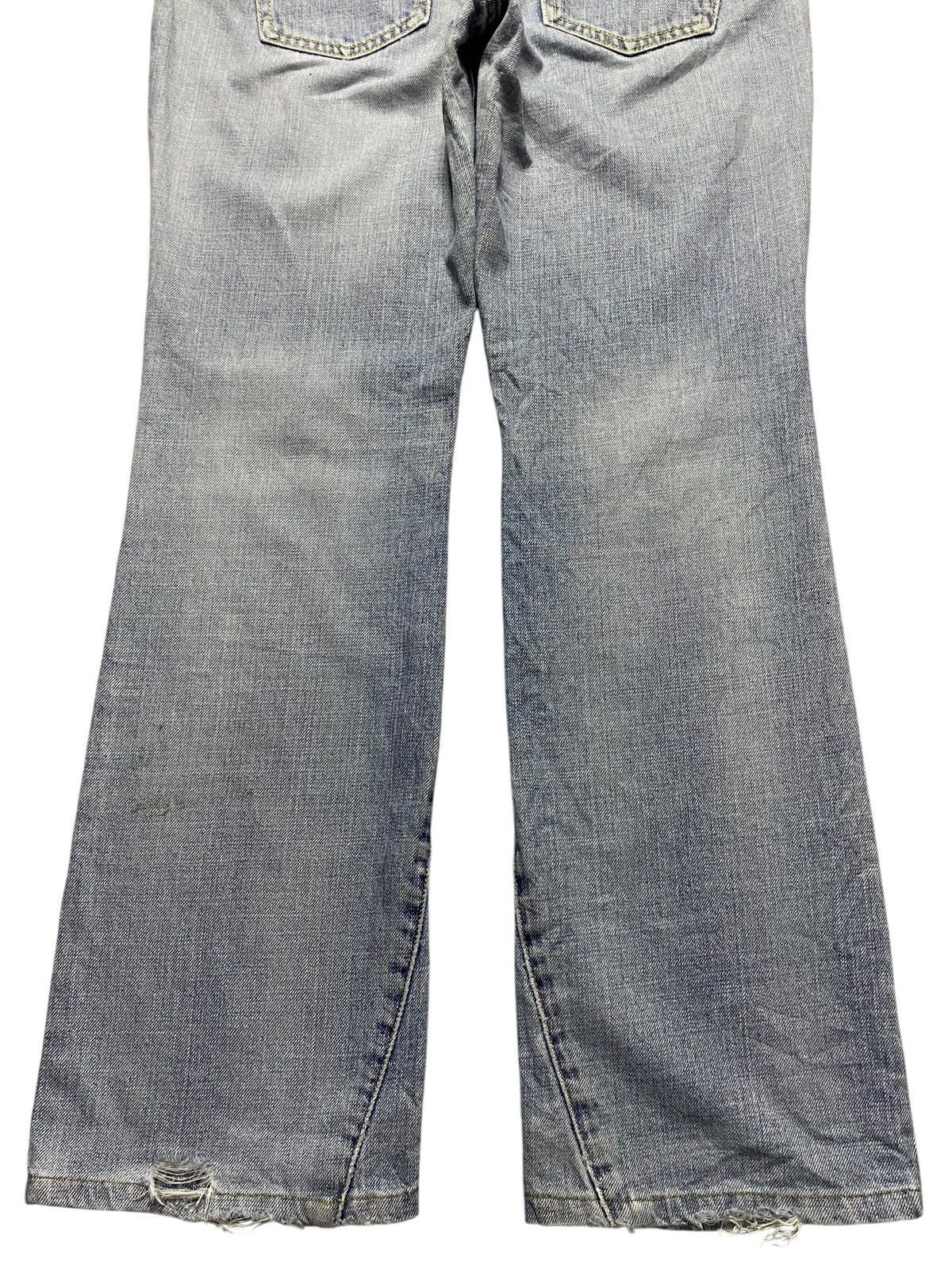 Japanese Brand Vtg Japanese Brand C Seventeen Light Distressed Flare Jeans Size US 30 / EU 46 - 6 Thumbnail