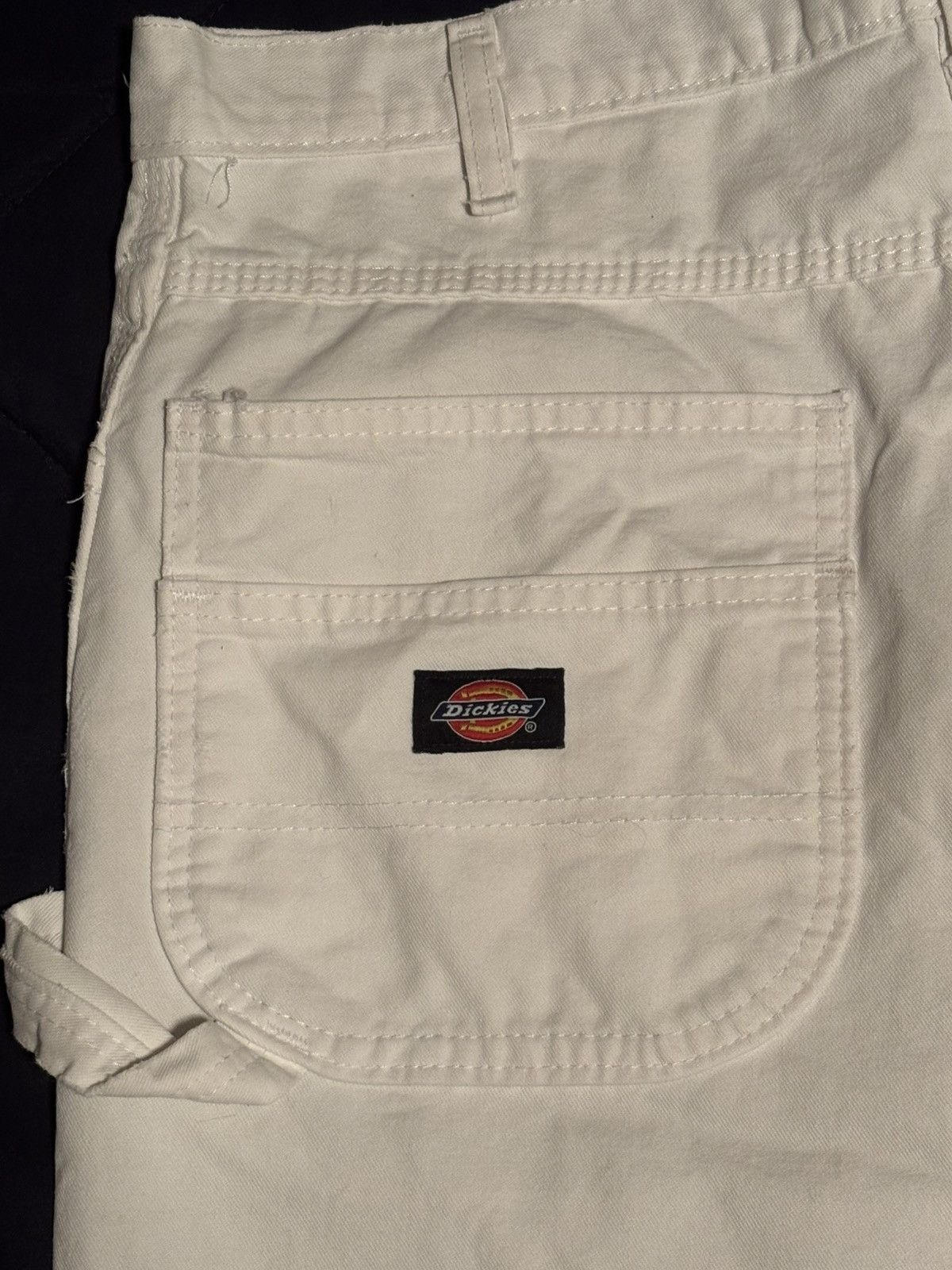 Dickies Dickies White Double Knee Work Pants Size US 33 - 2 Thumbnail