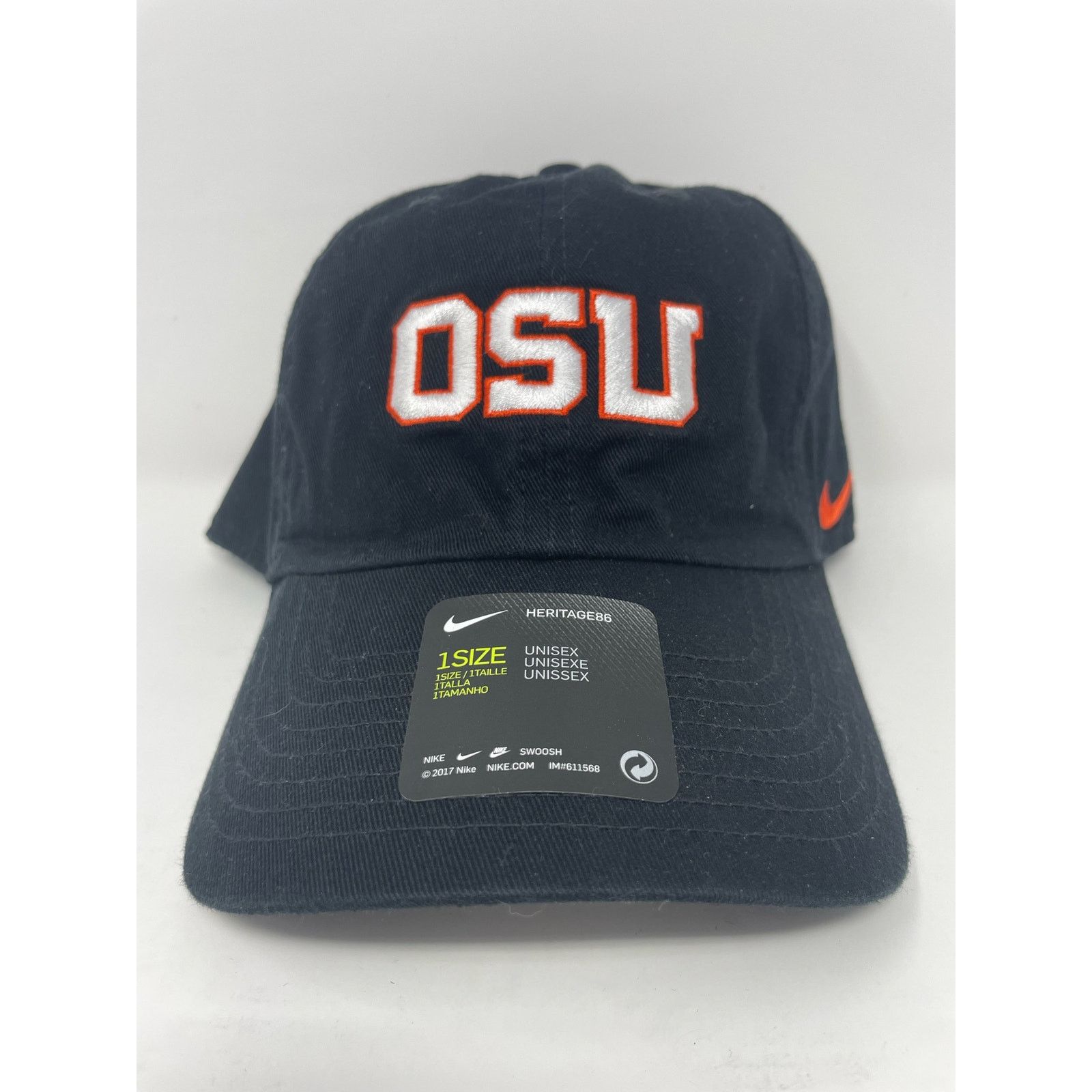 Nike Oregon State Nike Heritage86 Hat Strapback Adjustable Cap Size ONE SIZE - 1 Thumbnail