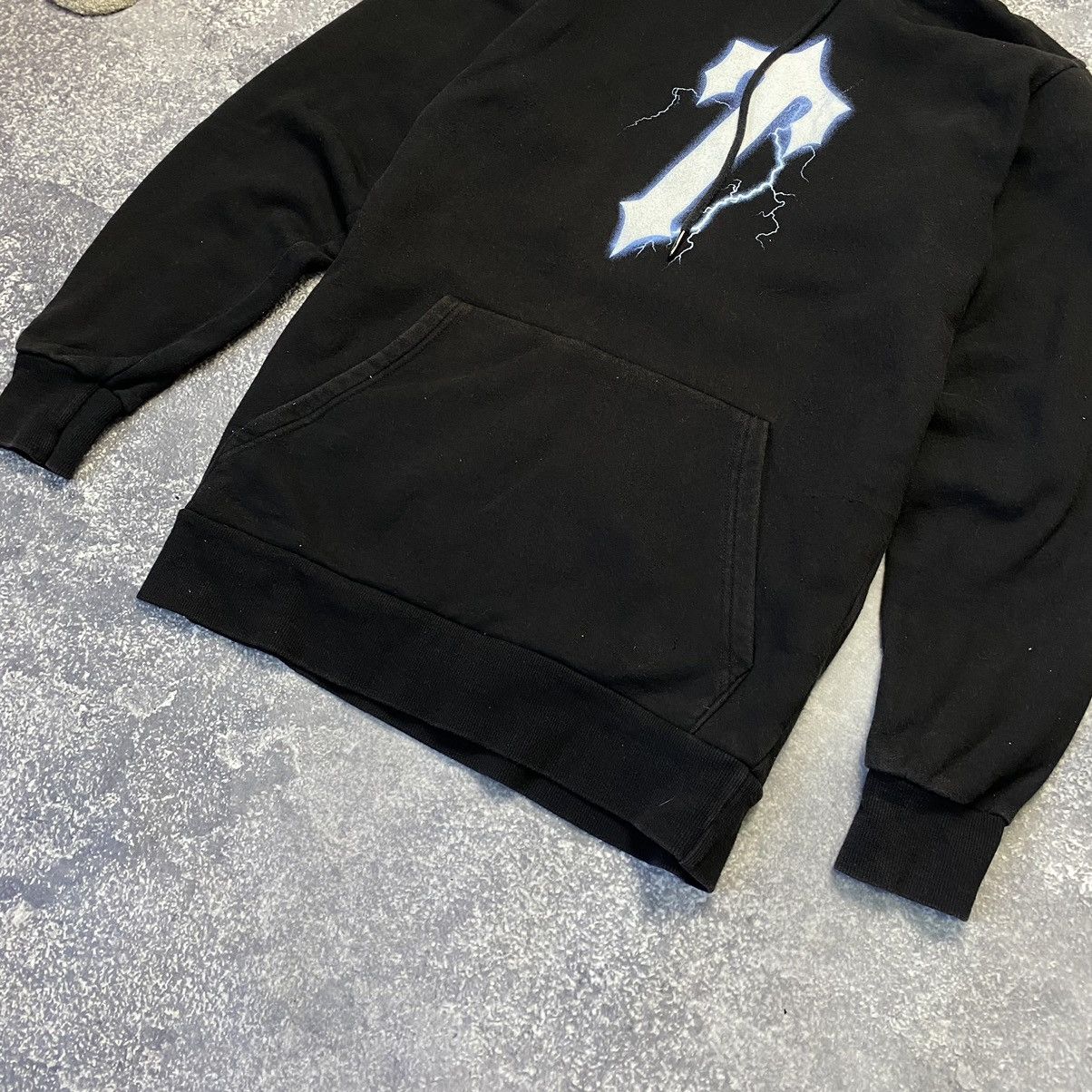 Vintage Men’s Trapstar London Big Graphic Logo y2k drill hoodie Size US S / EU 44-46 / 1 - 6 Thumbnail