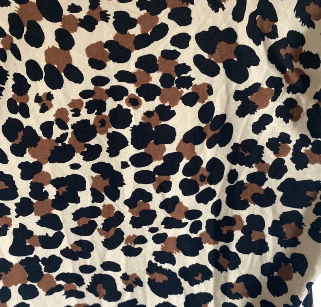 Other LEOPARD ANIMAL PRINT BUTTON FRONT CROP TOP SZ L Size L / US 10 / IT 46 - 6 Thumbnail