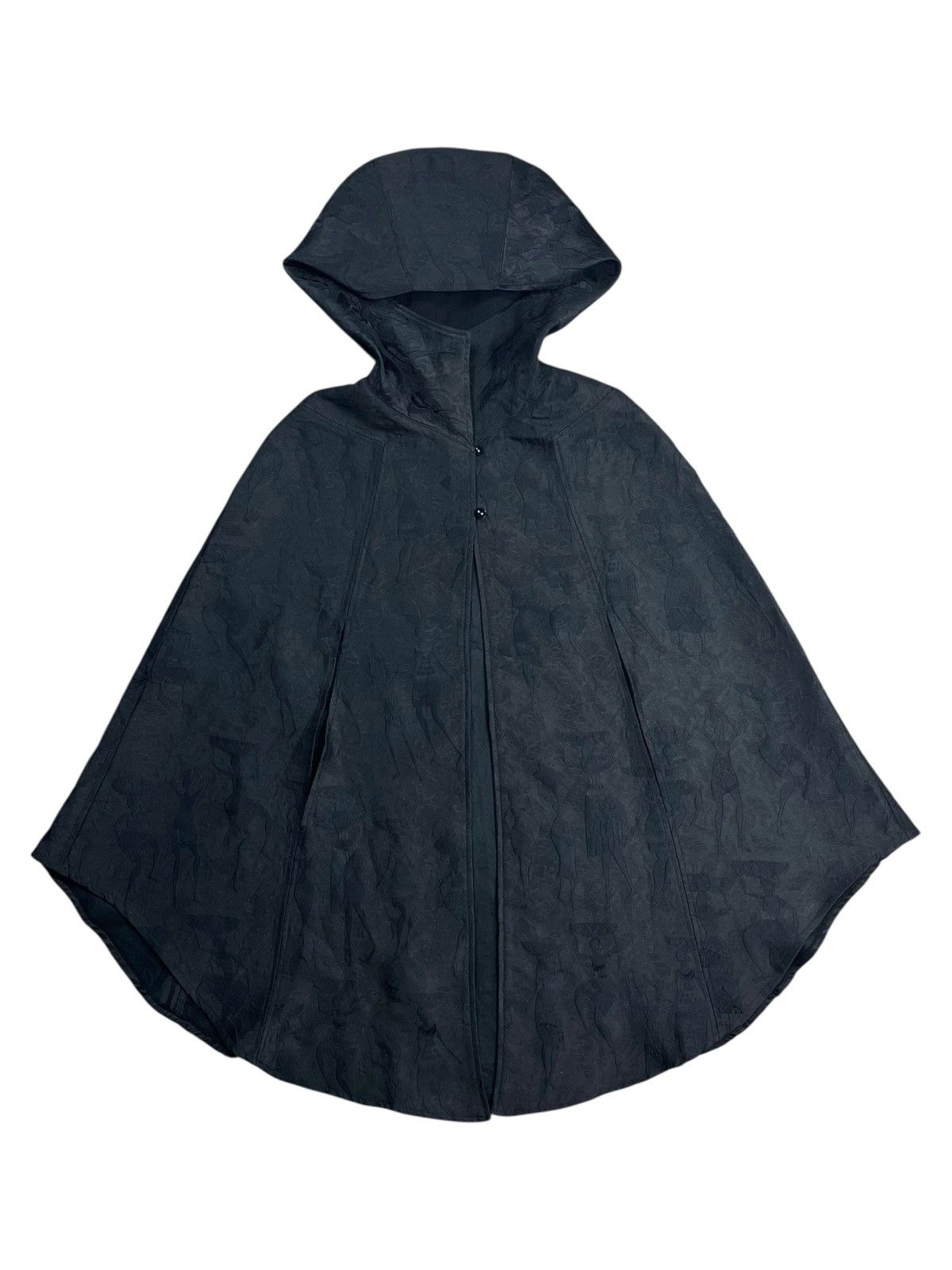 14th Addiction 2000s In The Attic - Jacquard Cloak/Poncho Jacket Size US M / EU 48-50 / 2 - 1 Thumbnail