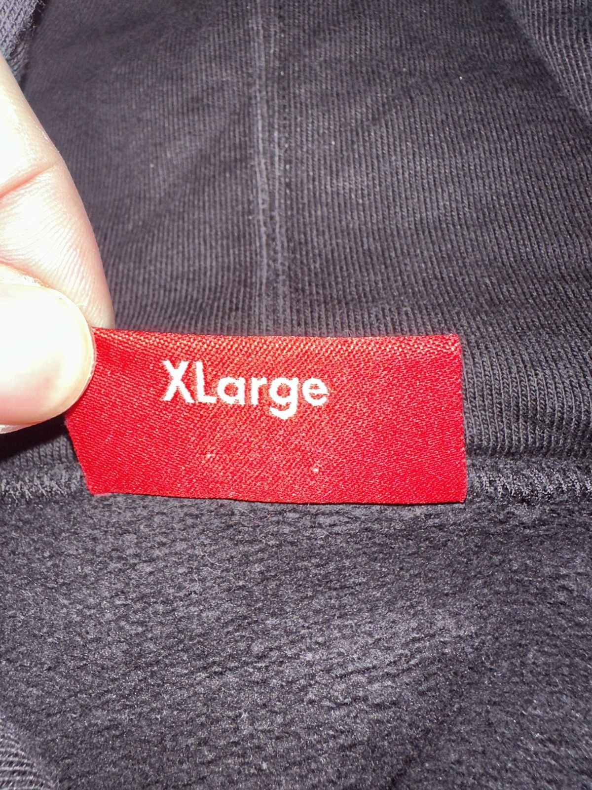 Supreme SUPREME TEXT RIB HOODED SWEATSHIRT Size US XL / EU 56 / 4 - 4 Thumbnail