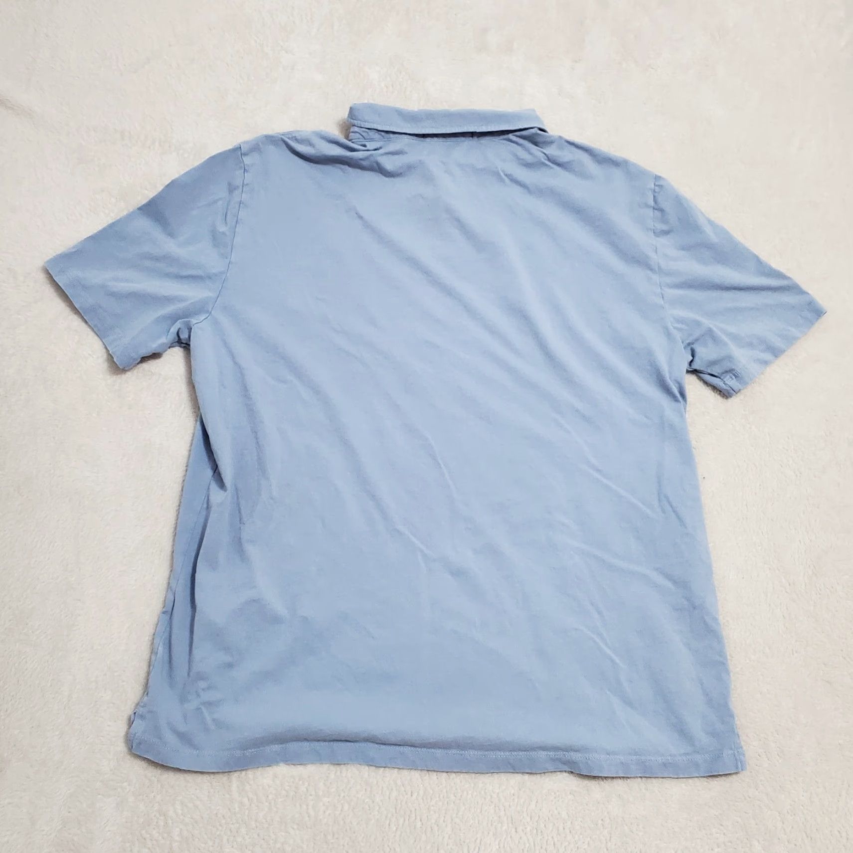 Vintage VINTAGE Robert Barakett Kentville Polo Shirt Men 2XL Short Sleeve Light Blue Cotton Polo Mens Size US XXL / EU 58 / 5 - 2 Thumbnail
