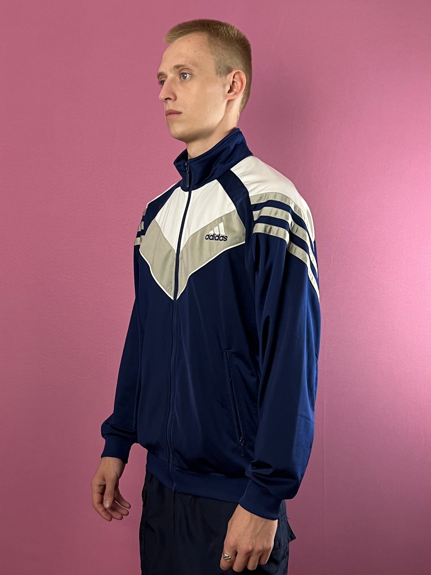 Adidas × Vintage 90s Adidas Vintage Track Jacket Hooded like