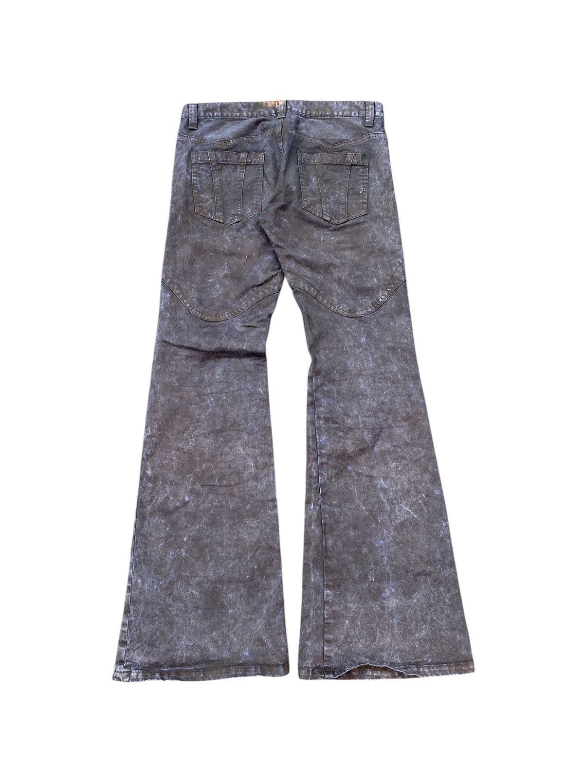 Japanese Brand Semantics Design Japan Faded Waxed Flare Pant Size US 31 - 2 Thumbnail