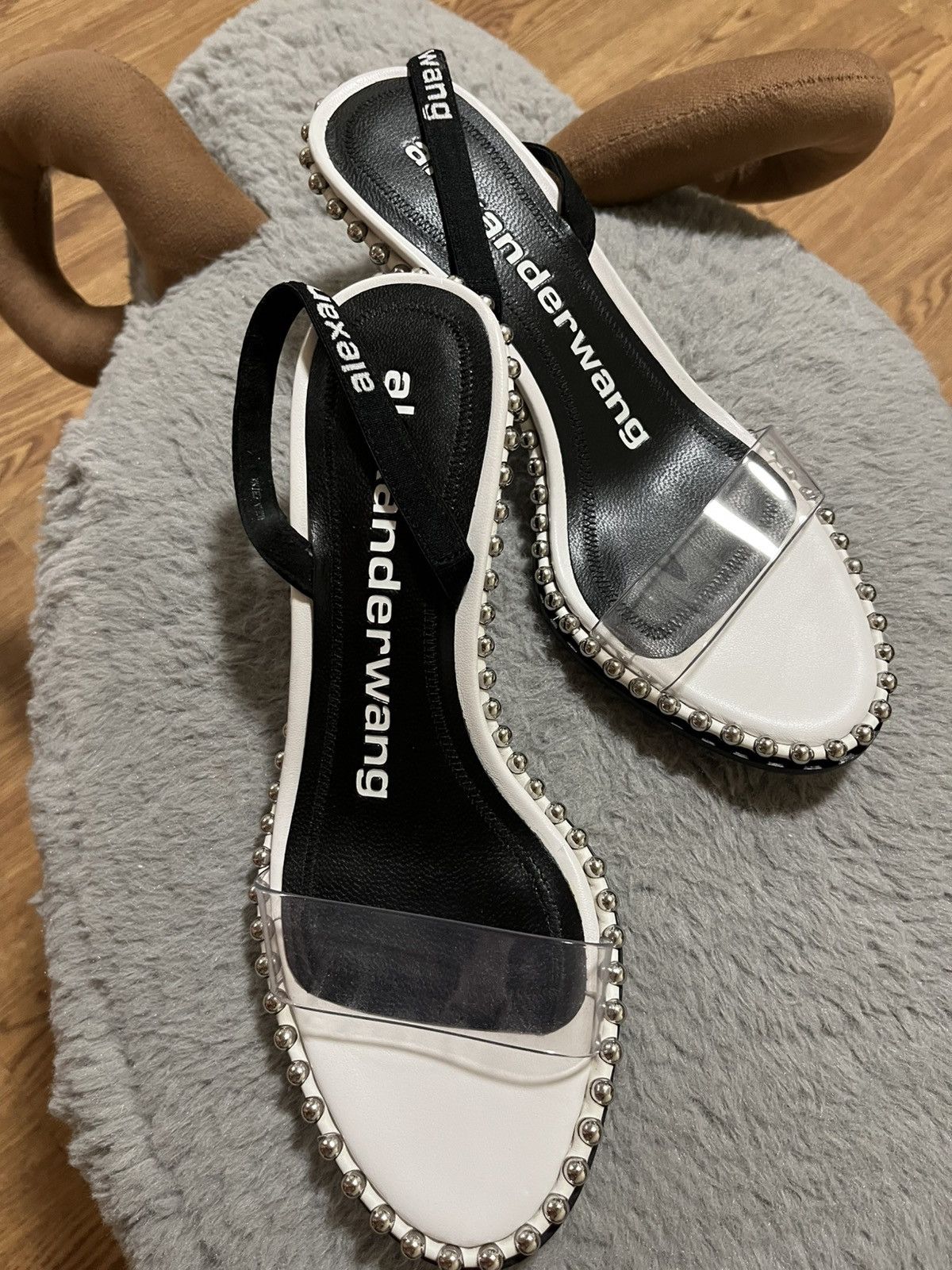 Alexander Wang Alexander Wang Nova Heel white Size US 7 / IT 37 - 1 Thumbnail