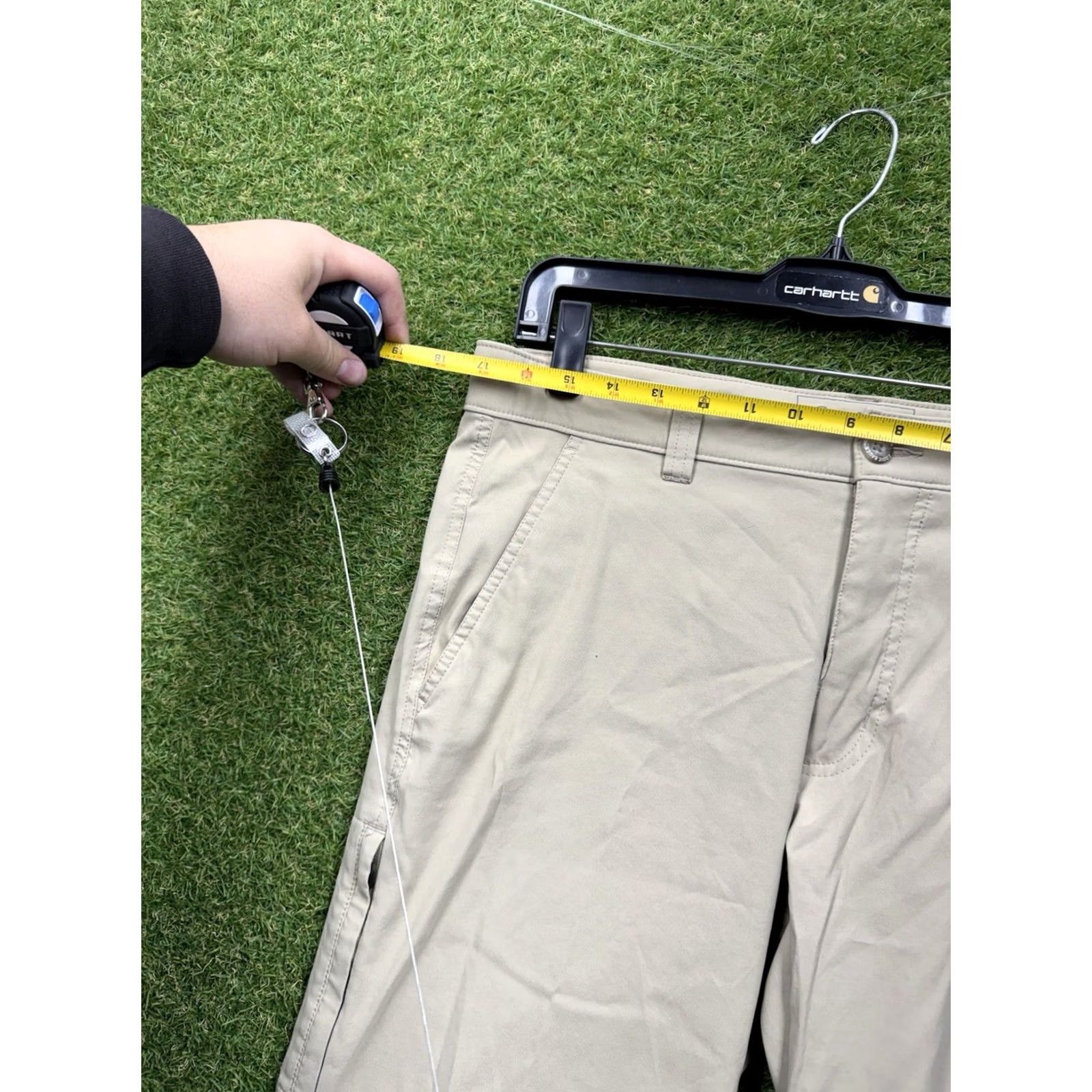 Eddie Bauer Eddie Bauer Travex Pants Mens 33x32 Horizon Guide Flex Performance Hiking Beige Pant Size US 33 - 2 Thumbnail
