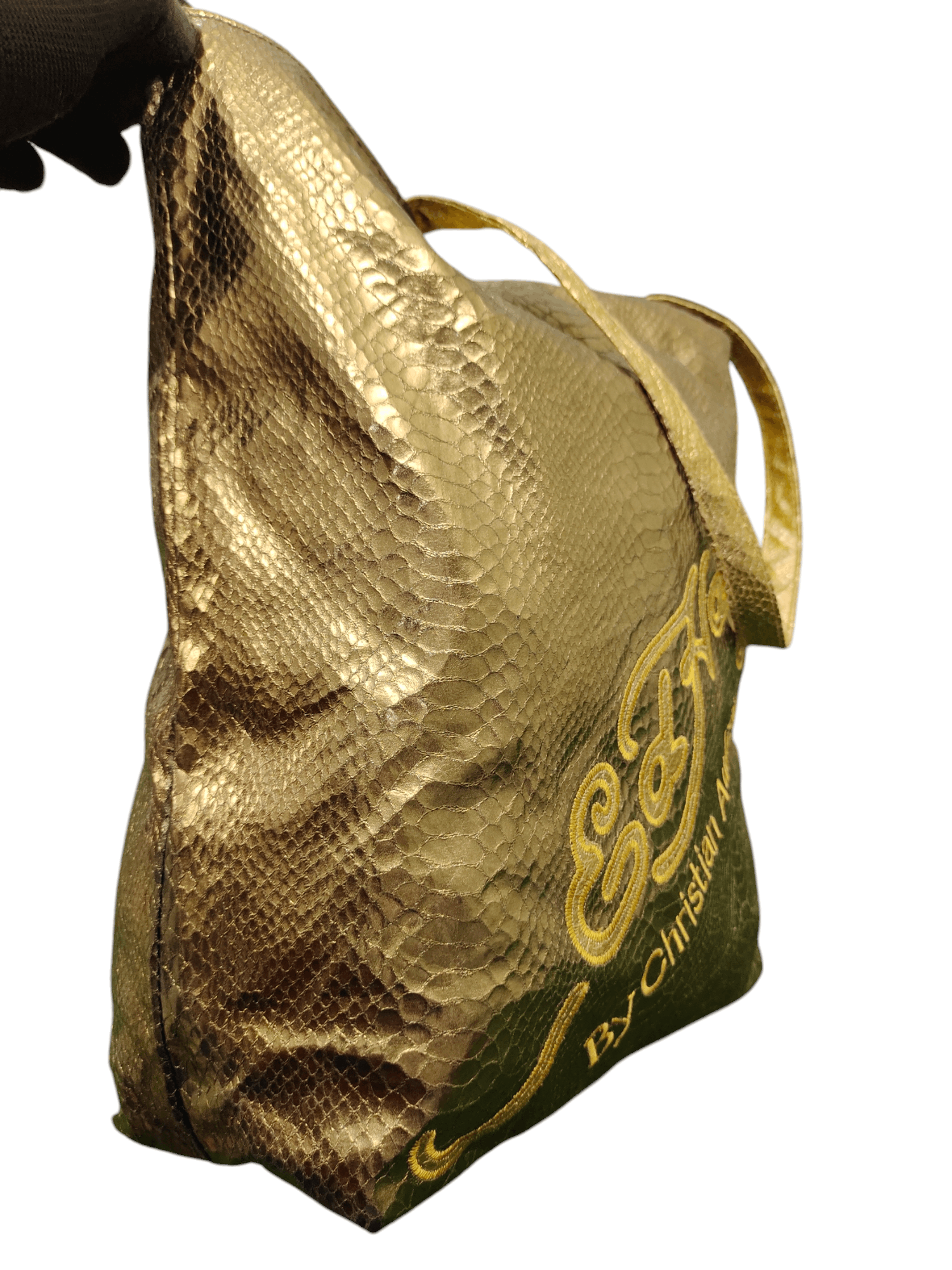 Vintage Y2k Ed Hardy Skull Embroidered Tote Bag
