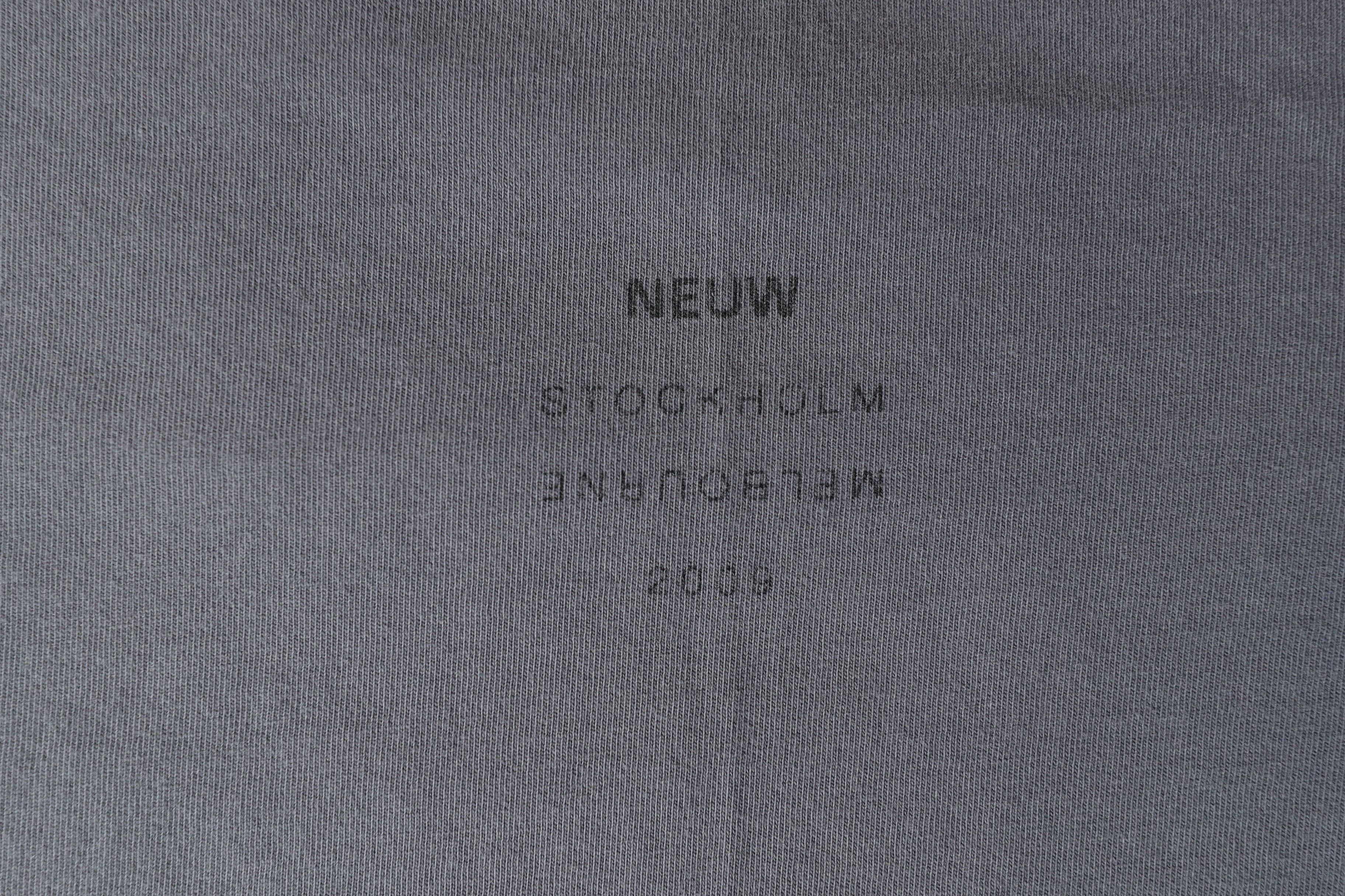 NEUW Denim Neuw Organic Cotton Distressed Brand Tee (L) Size US L / EU 52-54 / 3 - 4 Thumbnail