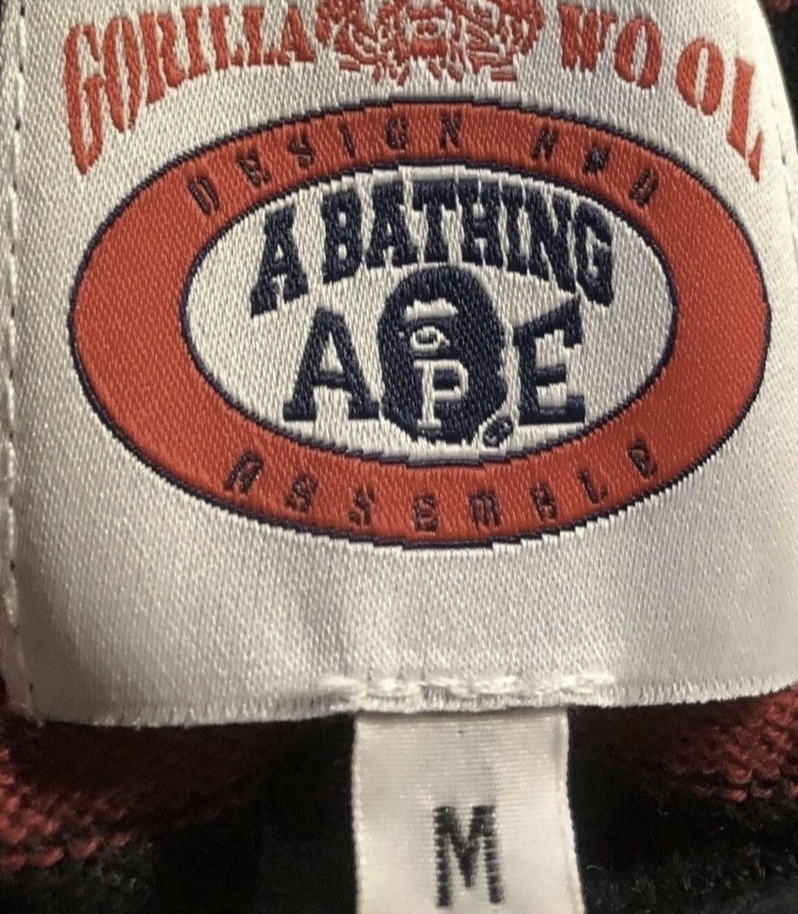 Bape Bape logo crew neck sweater Size US M / EU 48-50 / 2 - 3 Thumbnail