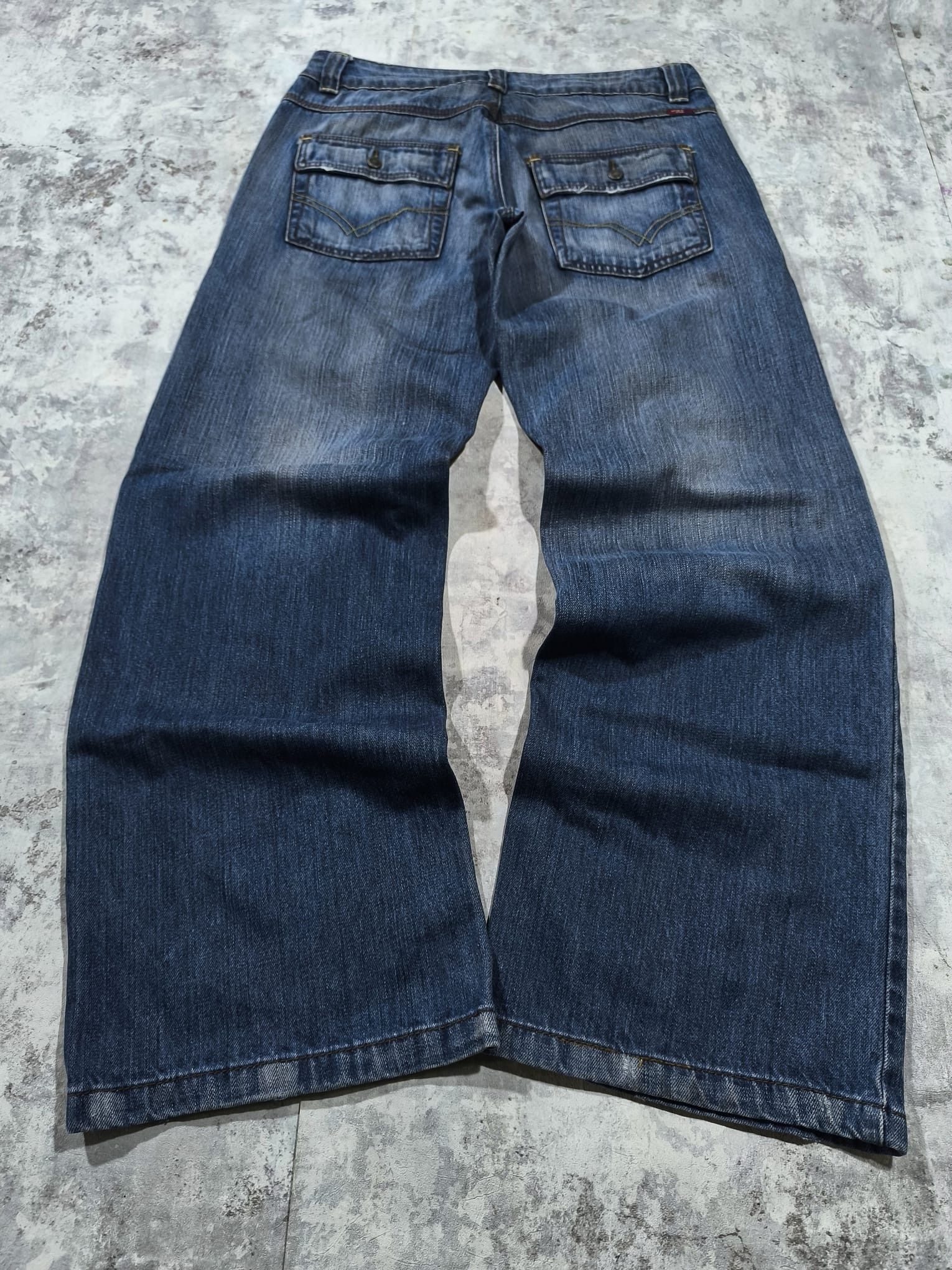 Other baggy vintage wideleg grunge faded wash y2k women jeans Size 33" - 3 Thumbnail