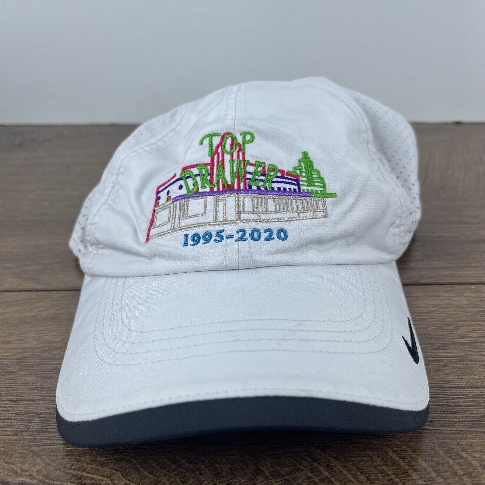 Nike Top Drawer Hat Nike 1995 2020 Hat White Adjustable Hat White Size ONE SIZE - 2 Thumbnail