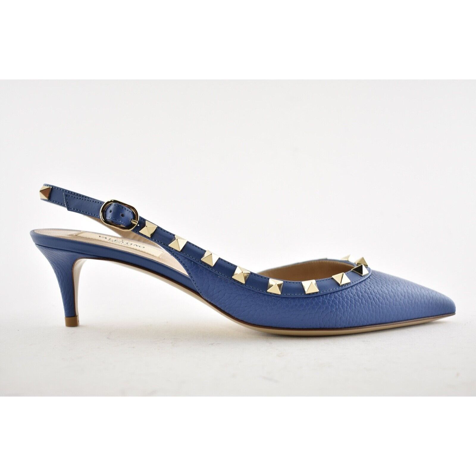 Valentino Rockstud 50 Stud Slingback Strap Sandal Kitten Heel Pump 38 Size US 8 / IT 38 - 3 Thumbnail