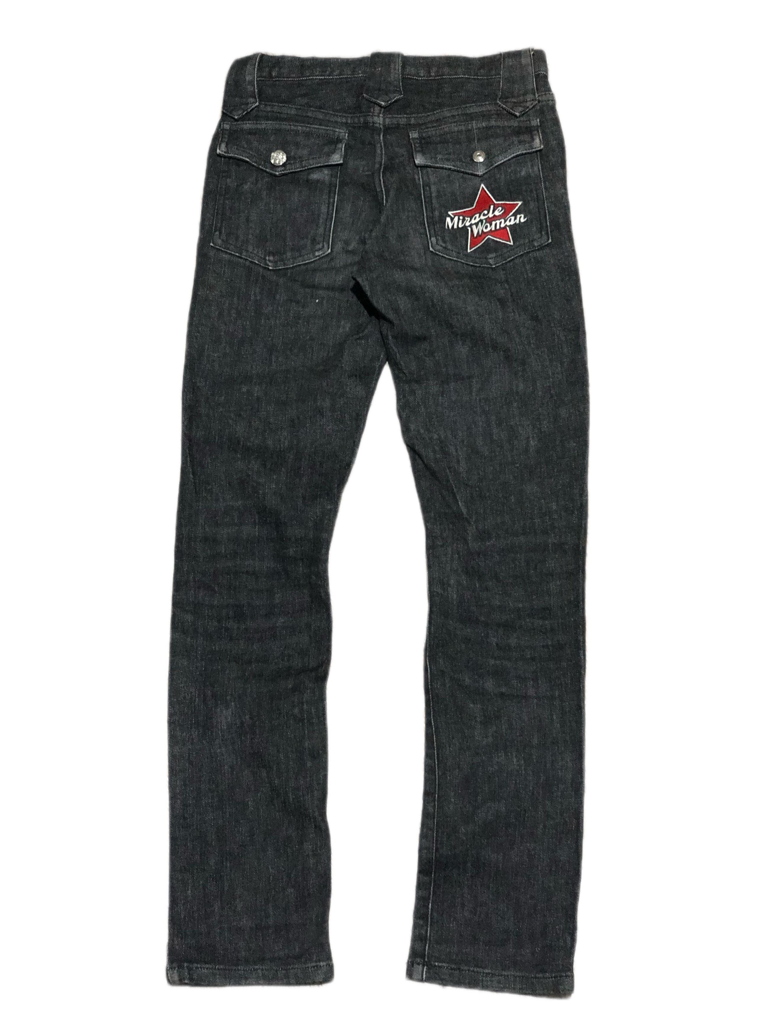 Miracle woman punk studed jeans pants