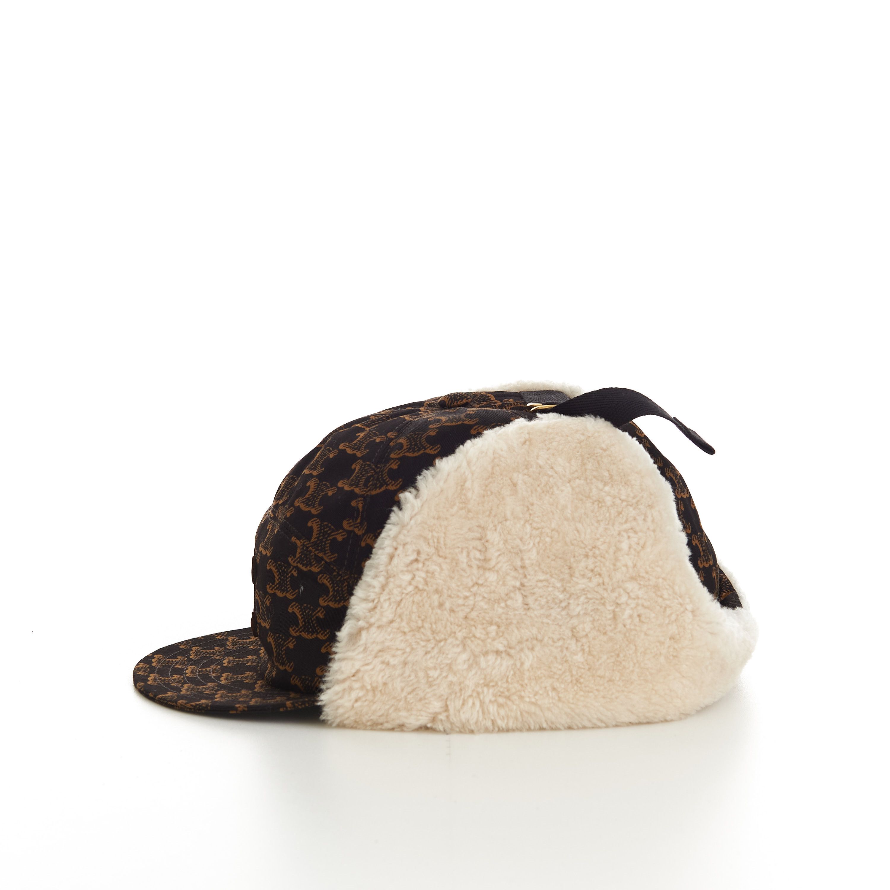 Celine Triomphe Chapka Hat In Monogram Cotton Size S Size ONE SIZE - 3 Thumbnail
