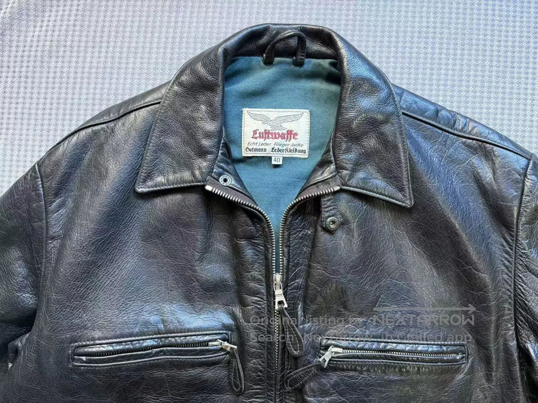 Eastman Leather Clothing Eastman Leather German Pilot Jacket. Size US XXS / EU 40 - 3 Thumbnail